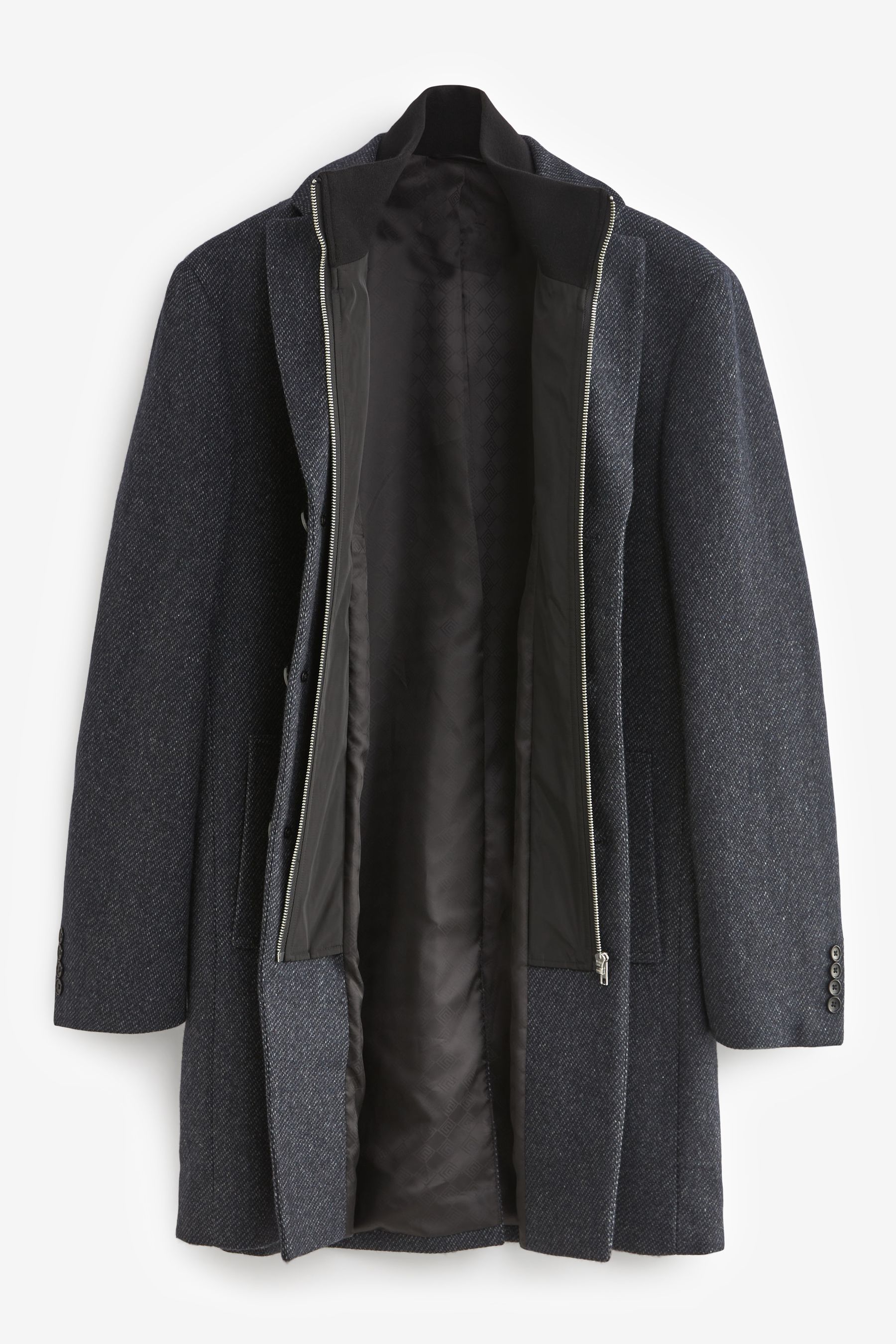 Next mens wool coat shop