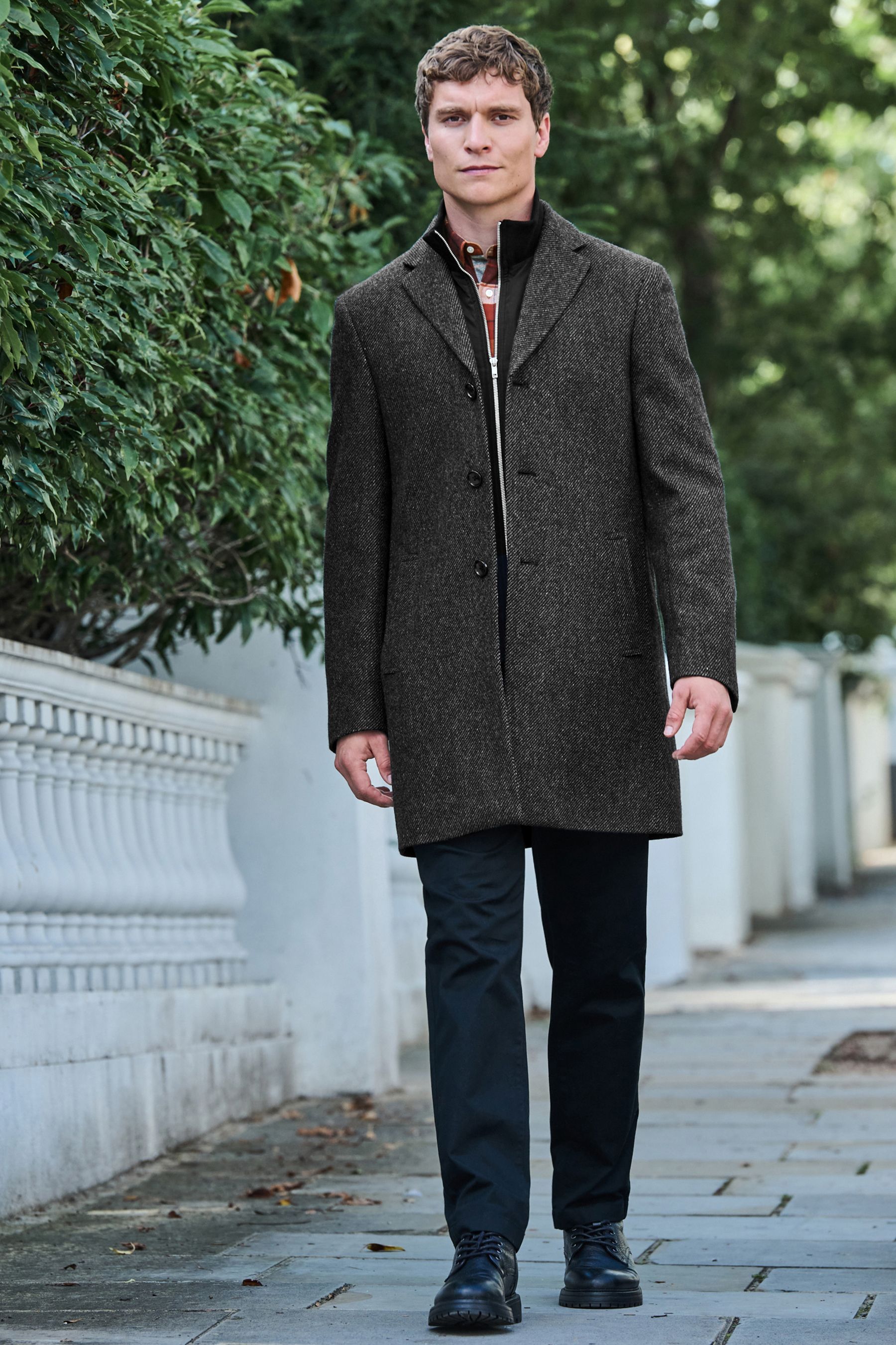 Wool epsom overcoat online