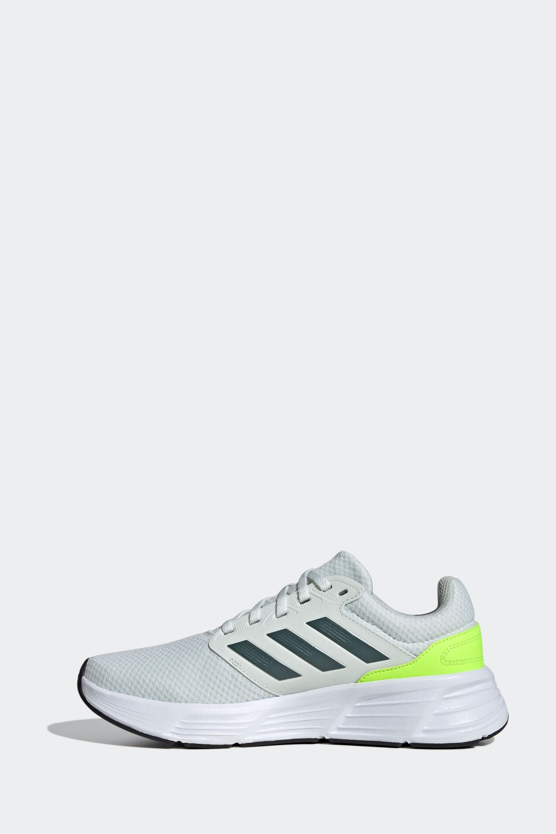 Buy adidas White Lime Green Galaxy 6 Trainers from Next Austria