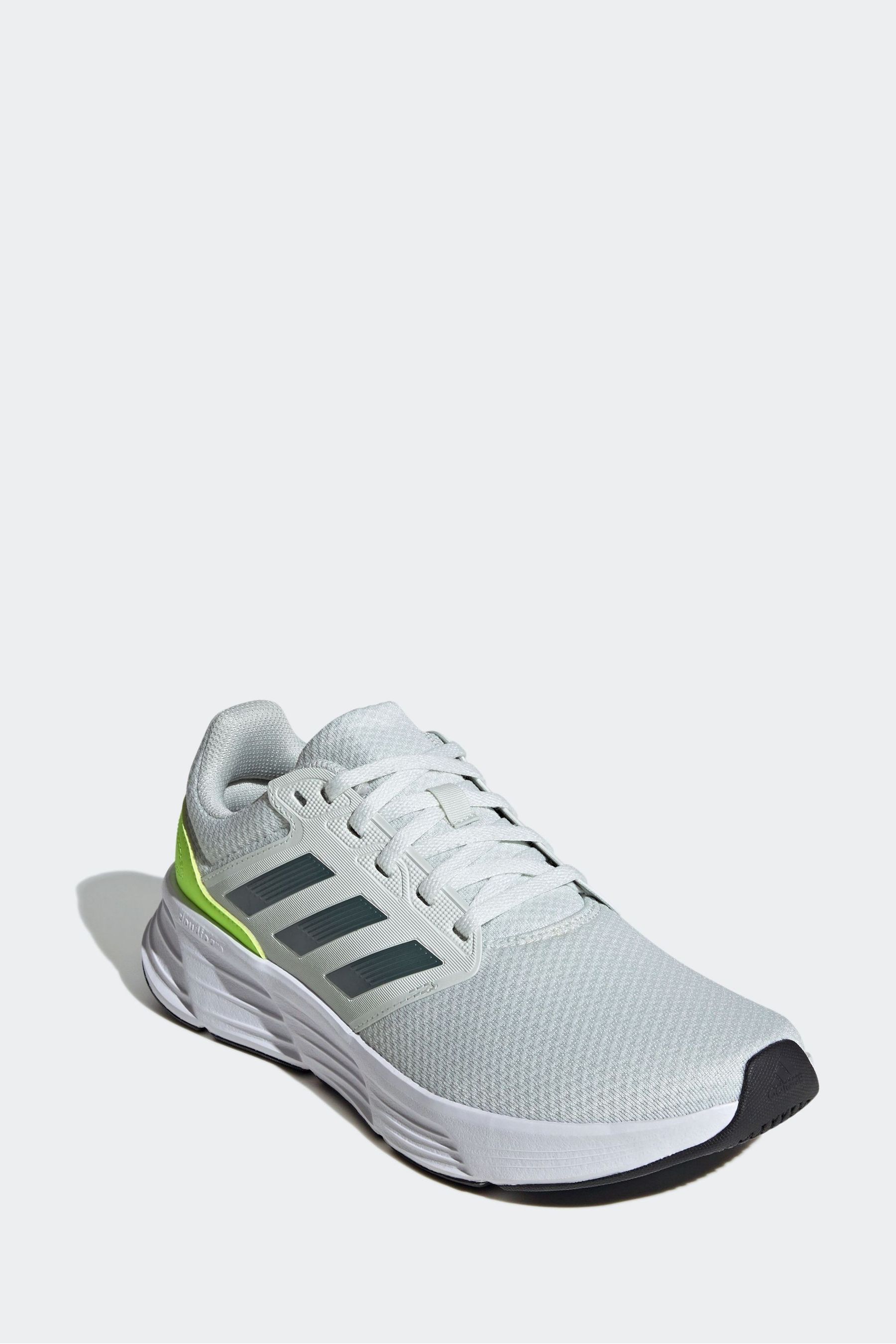 Buy adidas White Lime Green Galaxy 6 Trainers from Next Austria