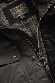 Black Coated Biker Jacket - Image 3 of 11