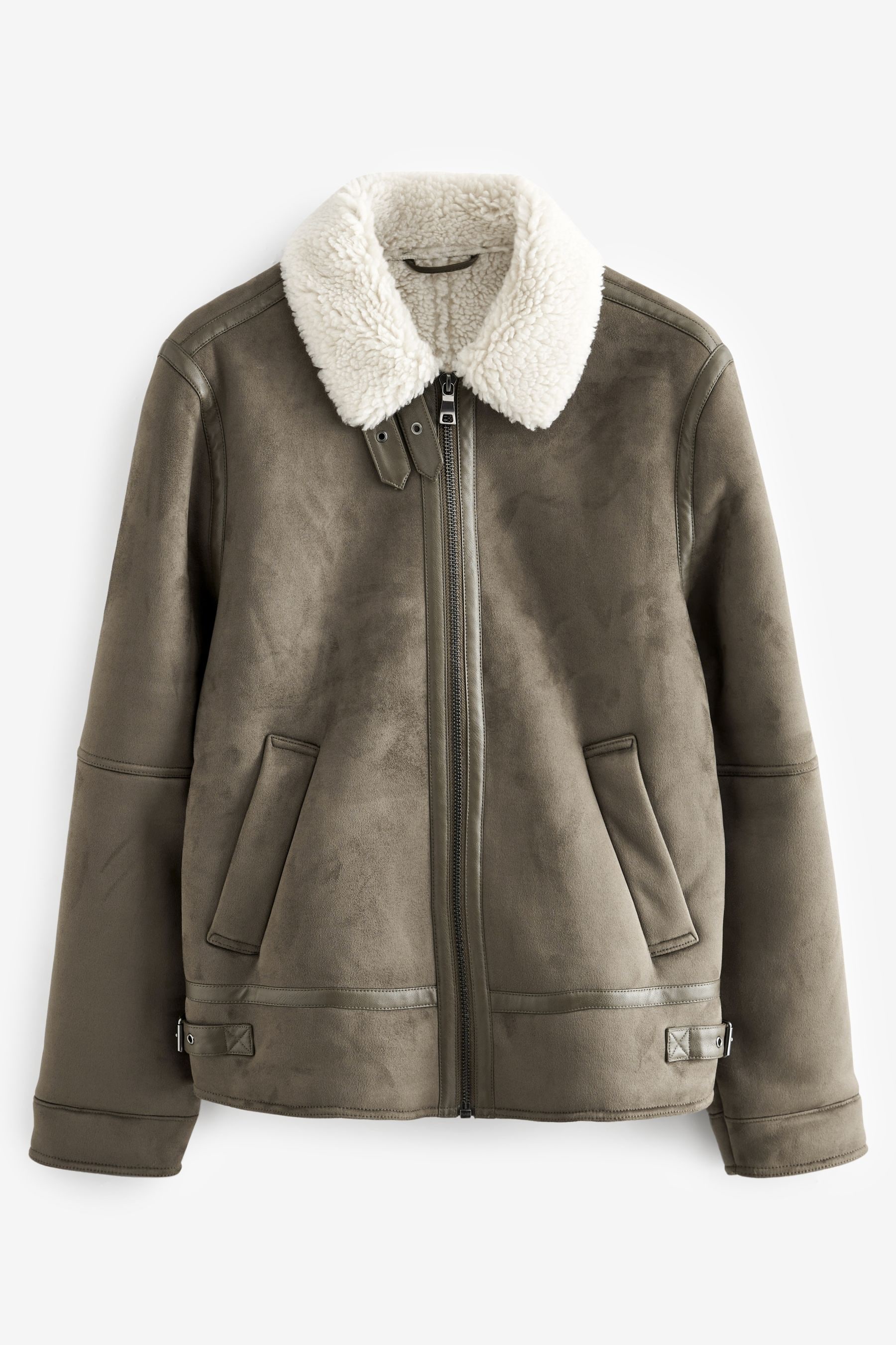 Next shearling jacket shop