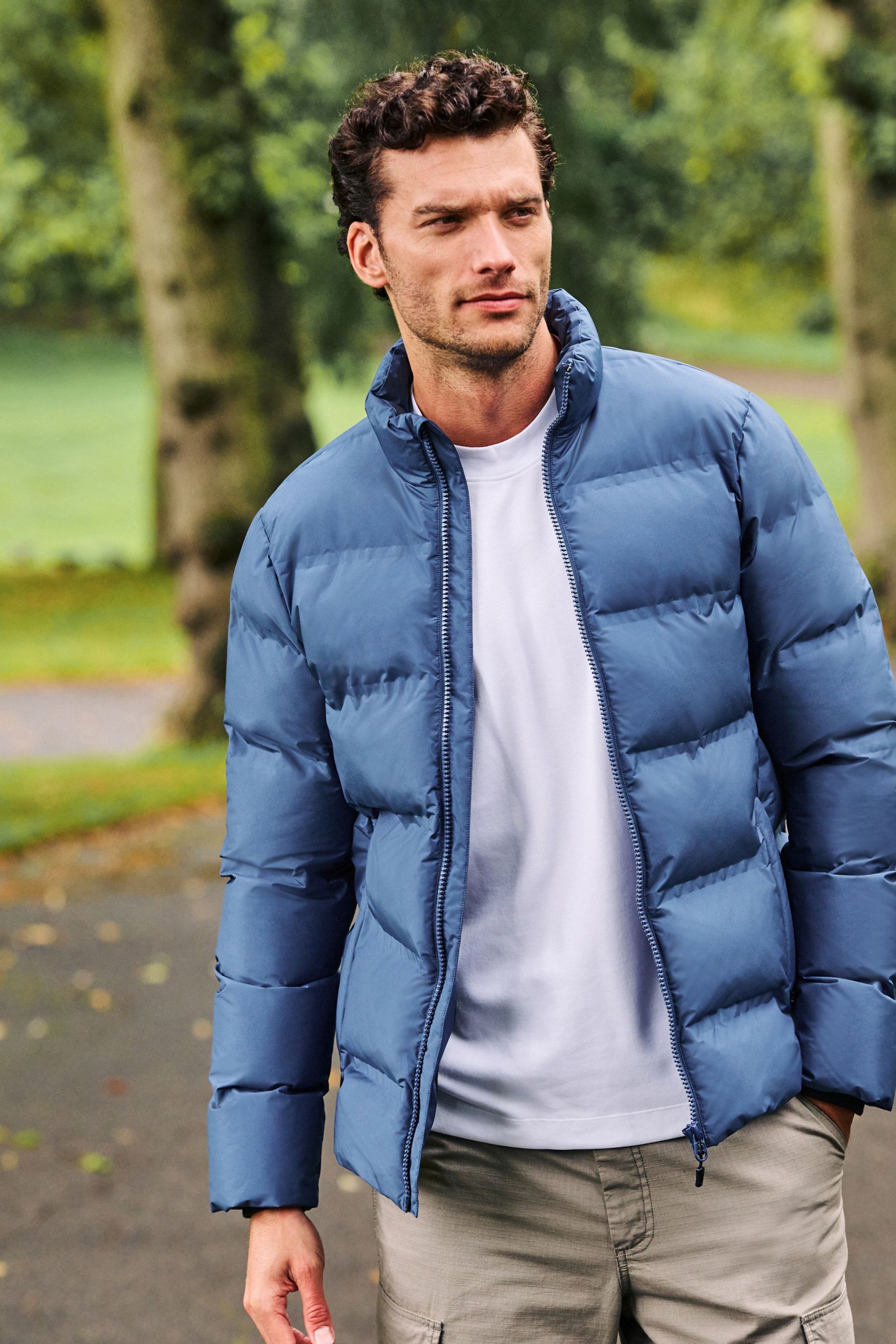 Non hooded puffer jacket cheap