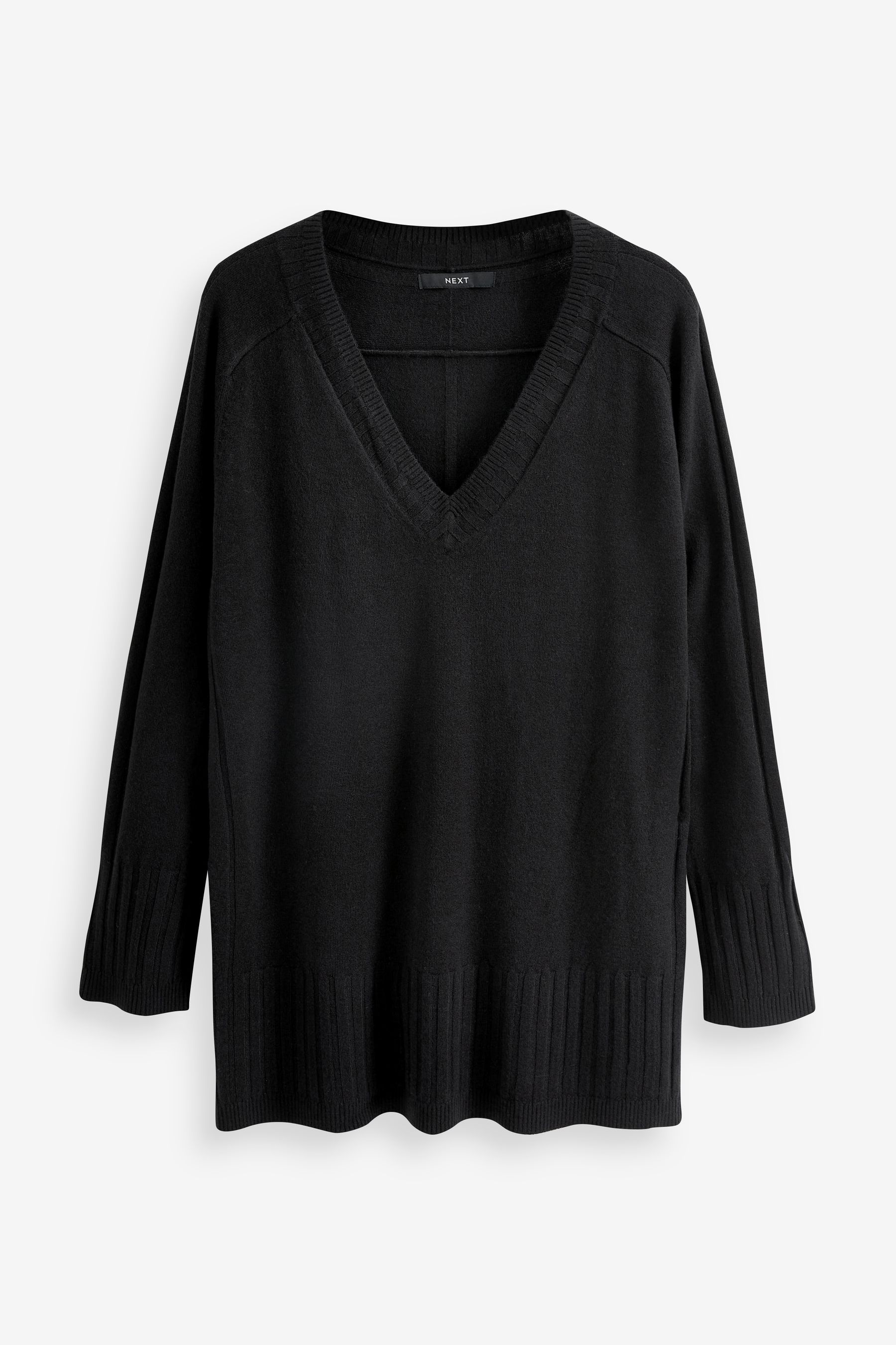 Black tunic jumper sale