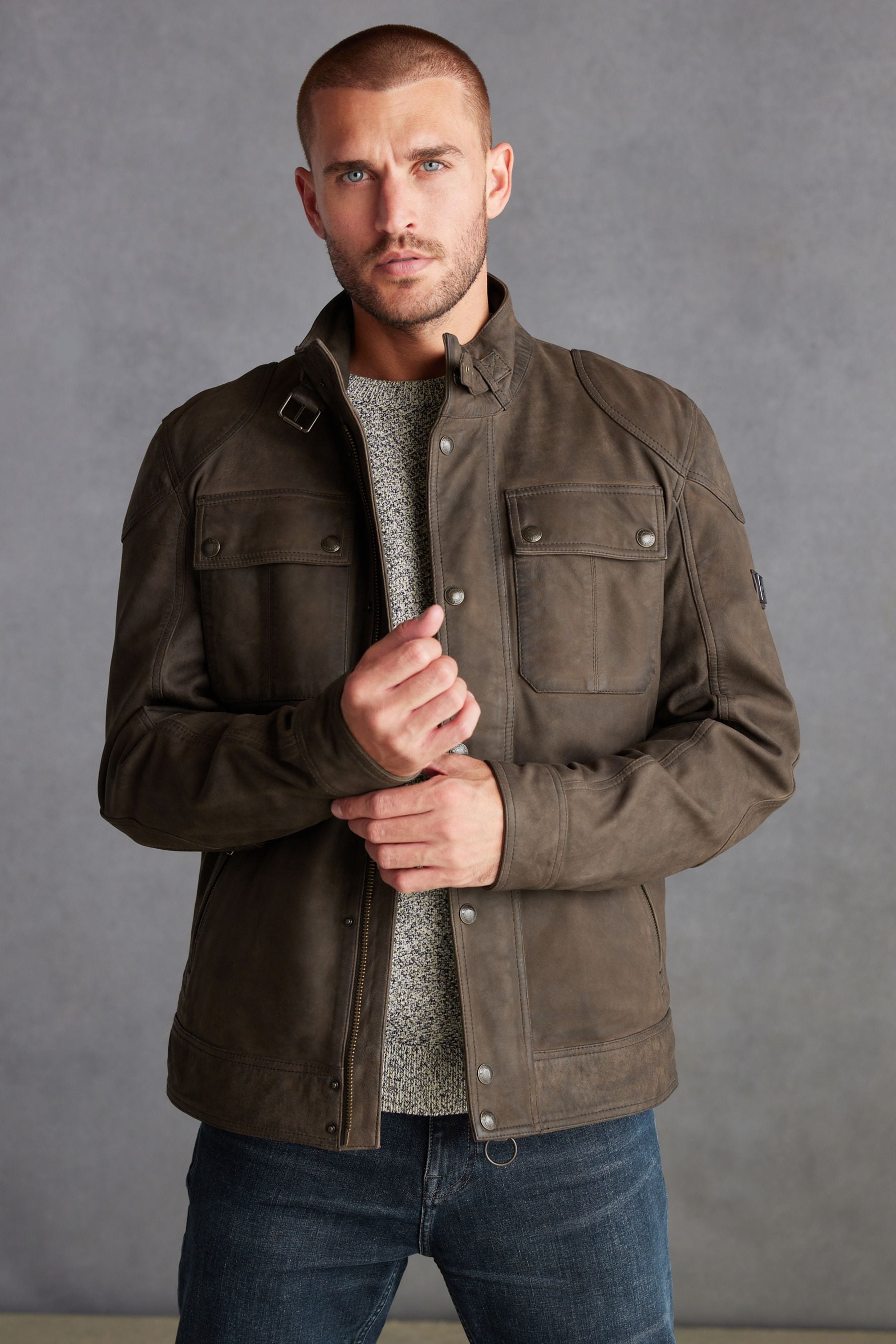 Belstaff mens biker jacket best sale