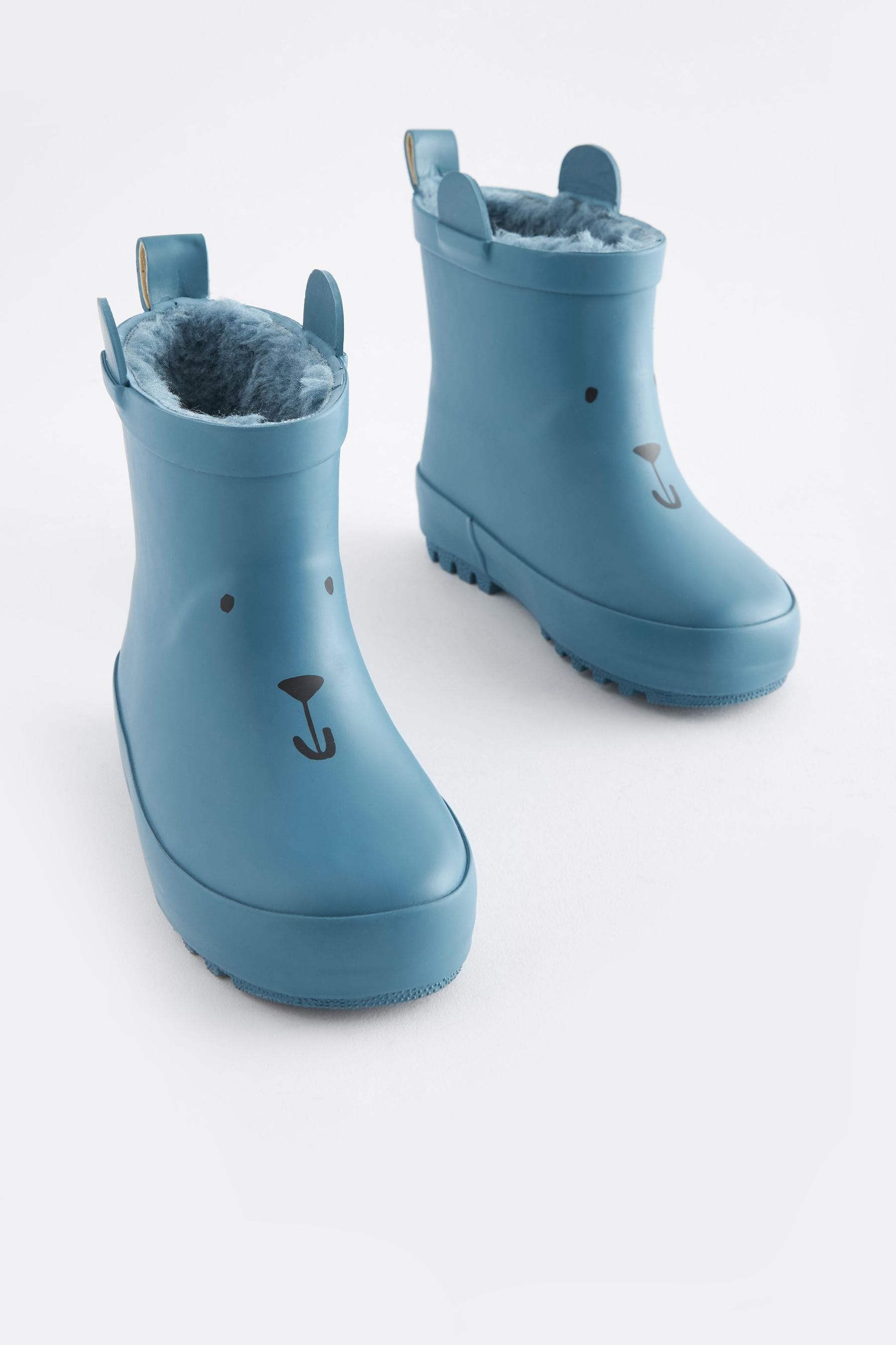 Buy Blue Bear Warm Lined Ankle Wellies from Next Luxembourg