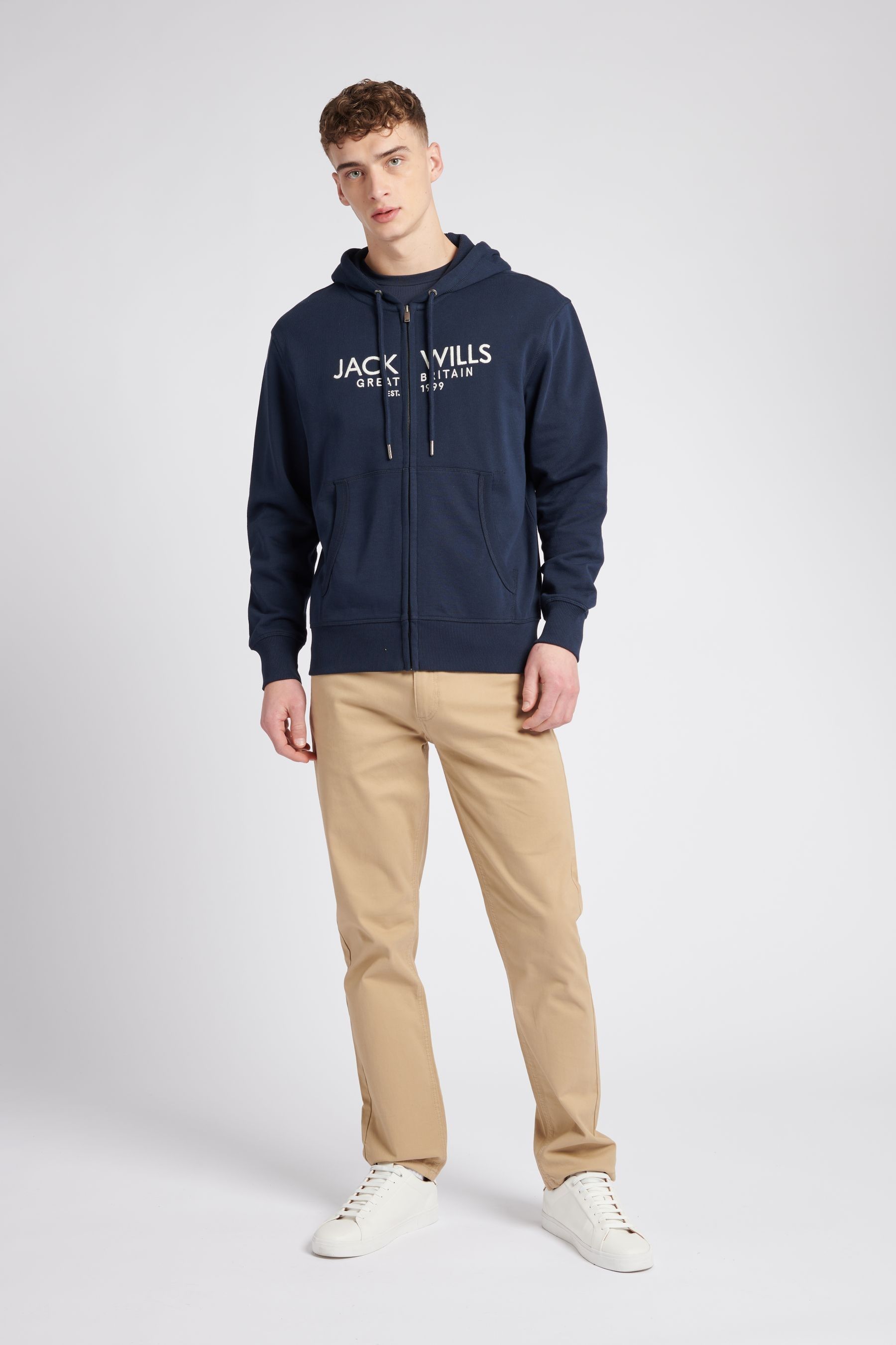 Jack wills pinebrook zip up hoodie hot sale