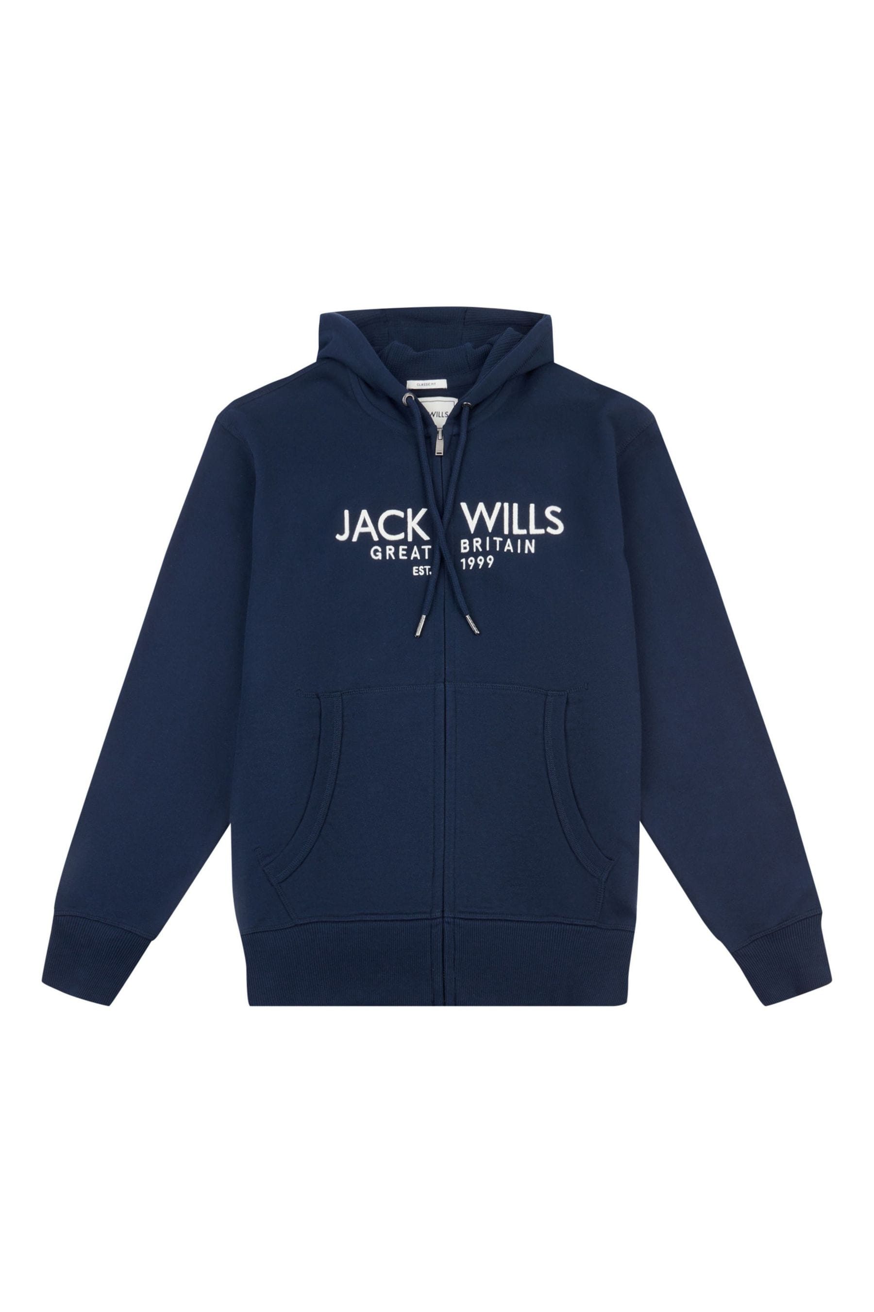 Jack wills pinebrook zip through hoodie discount