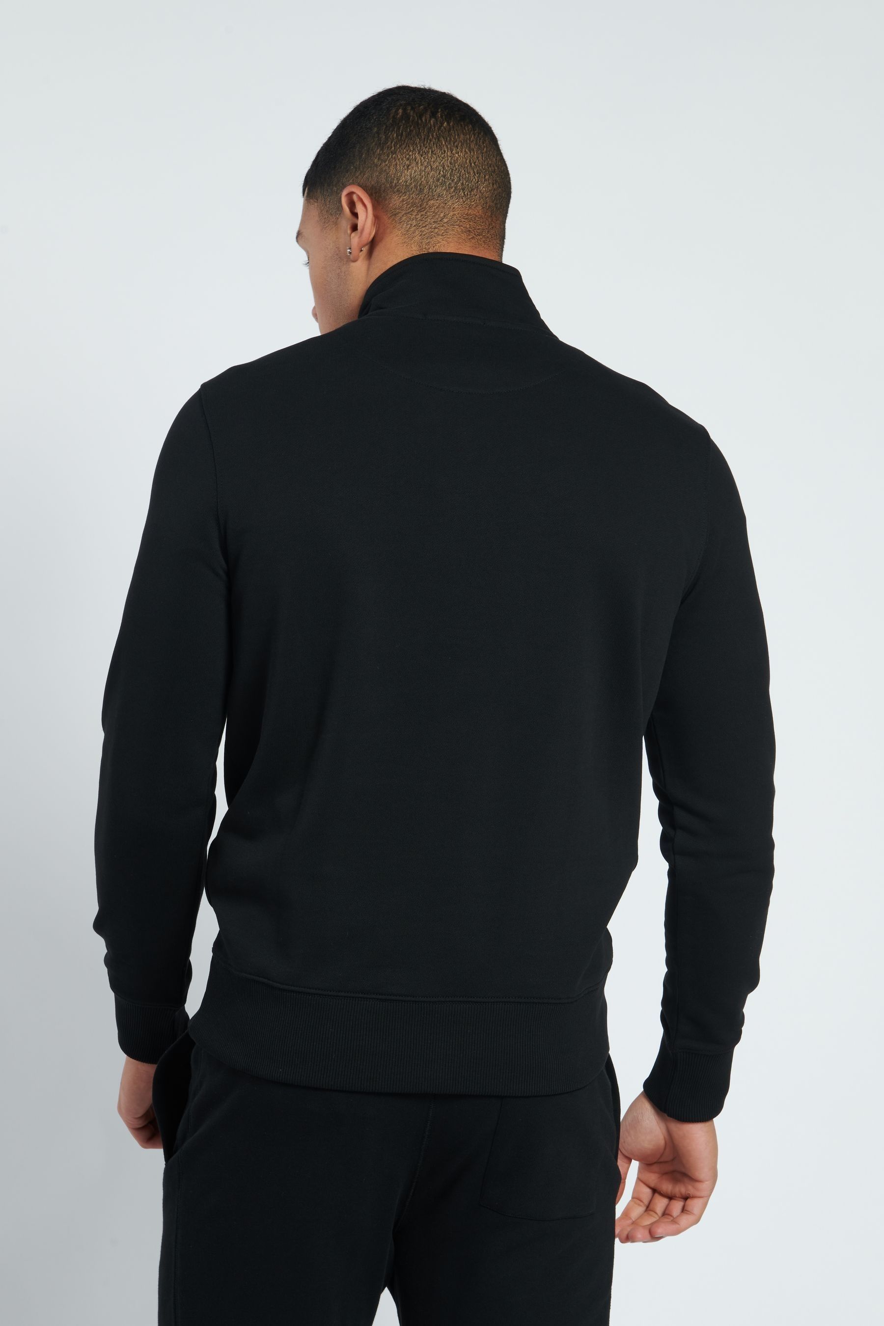 Buy Jack Wills Black Barchester 1 4 Zip 100 Cotton Sweatshirt from Next Luxembourg