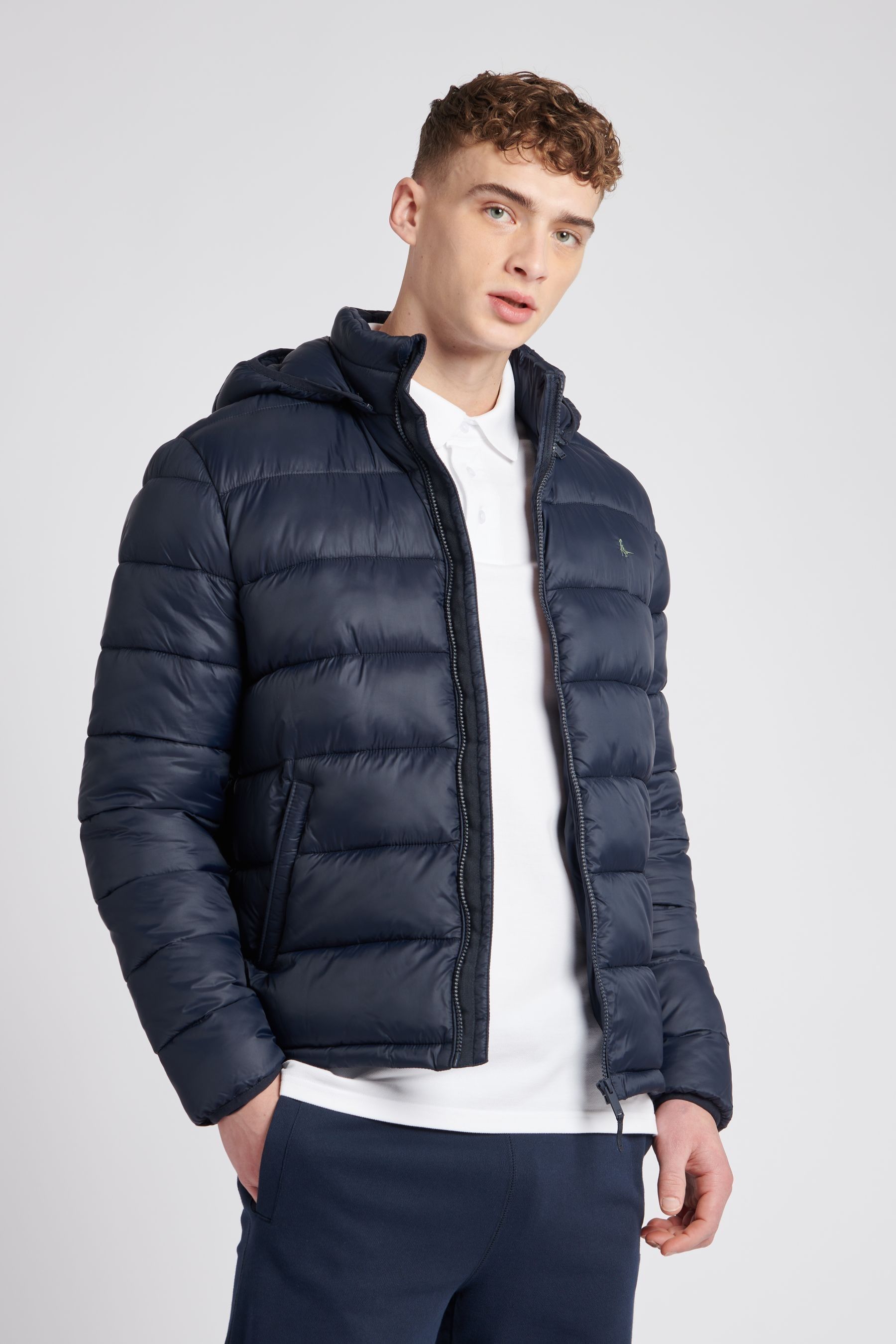 Jack wills black puffer coat cheap