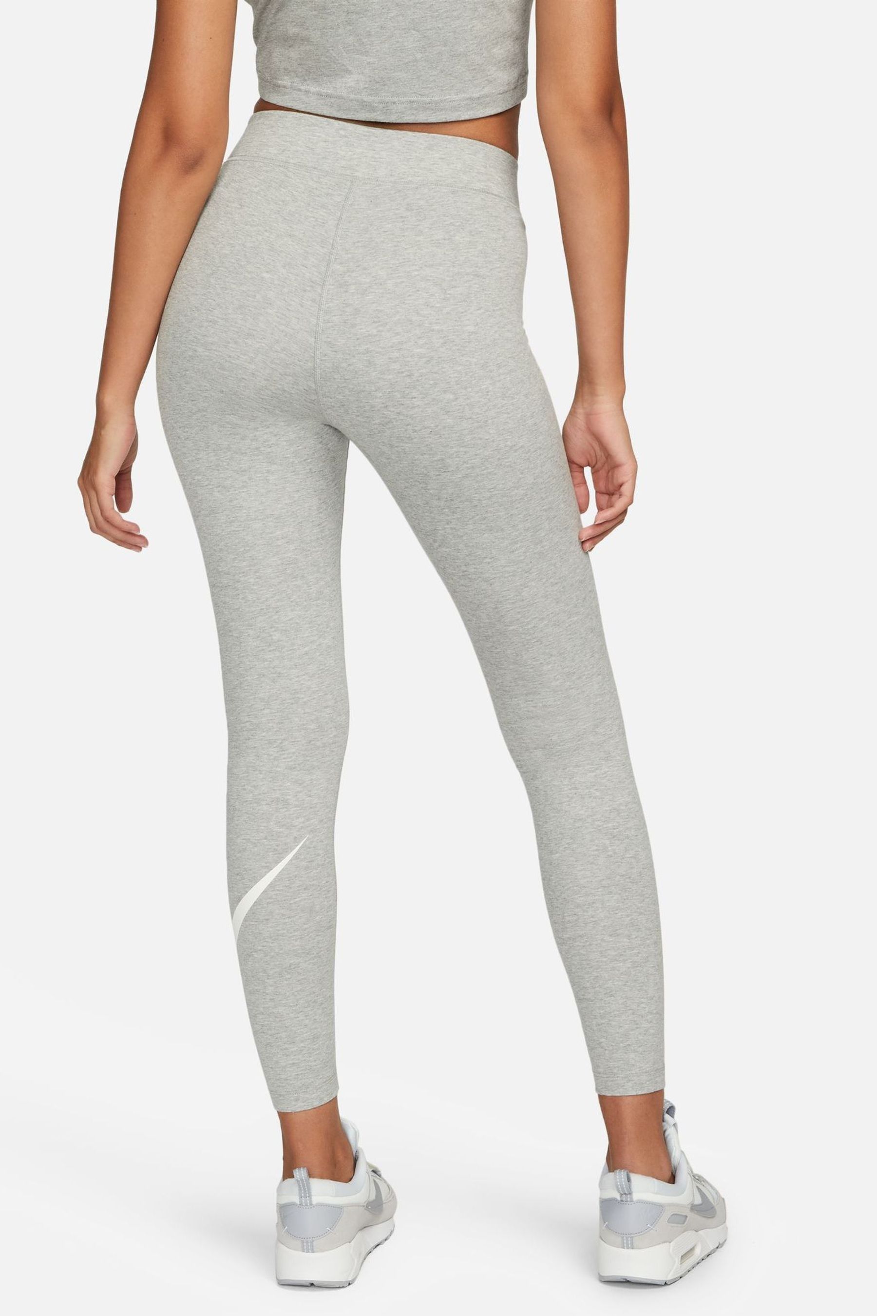 Womens nike leggings grey sale