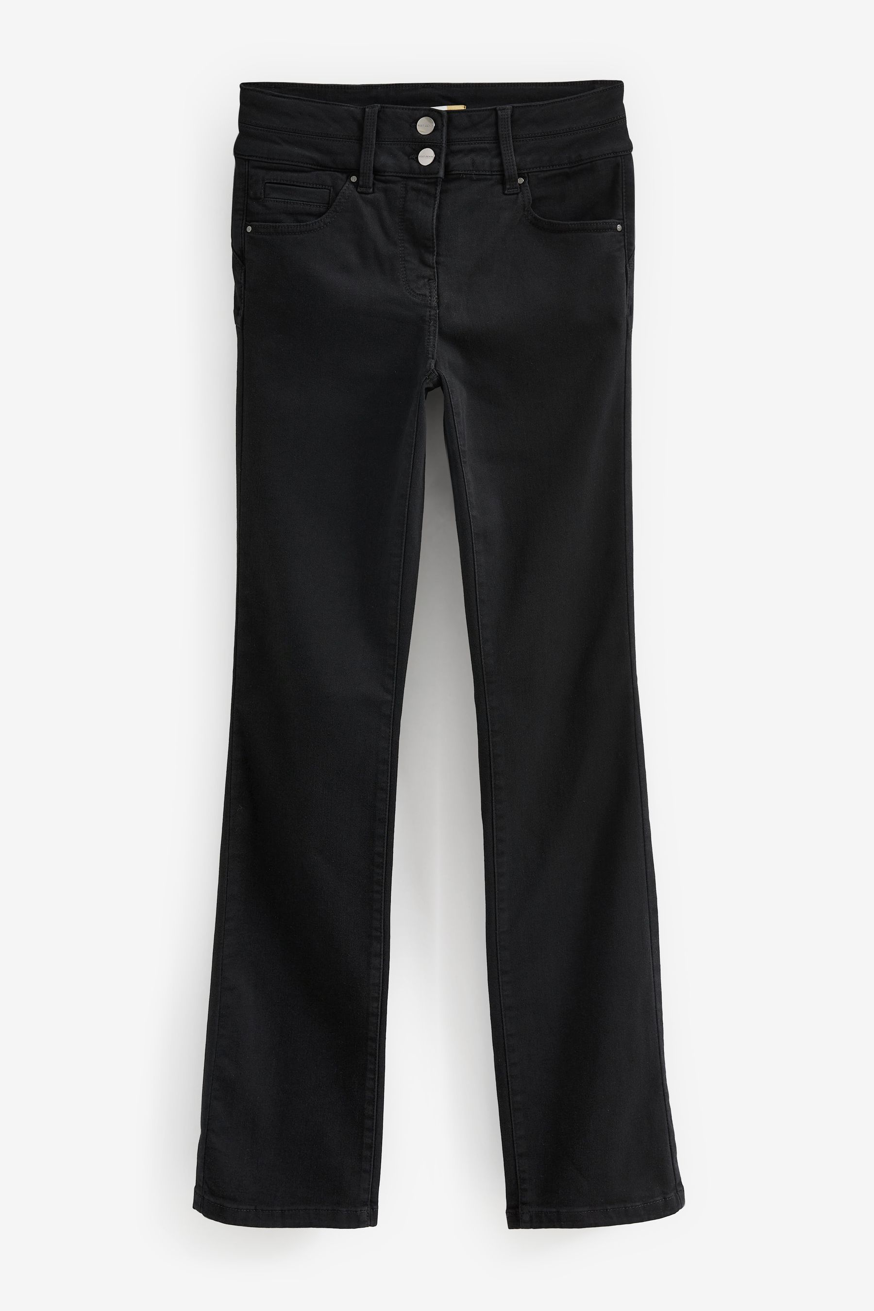 Ladies black bootcut jeans 2025
