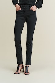 Black Slim Lift And Shape Jeans - Image 1 of 4