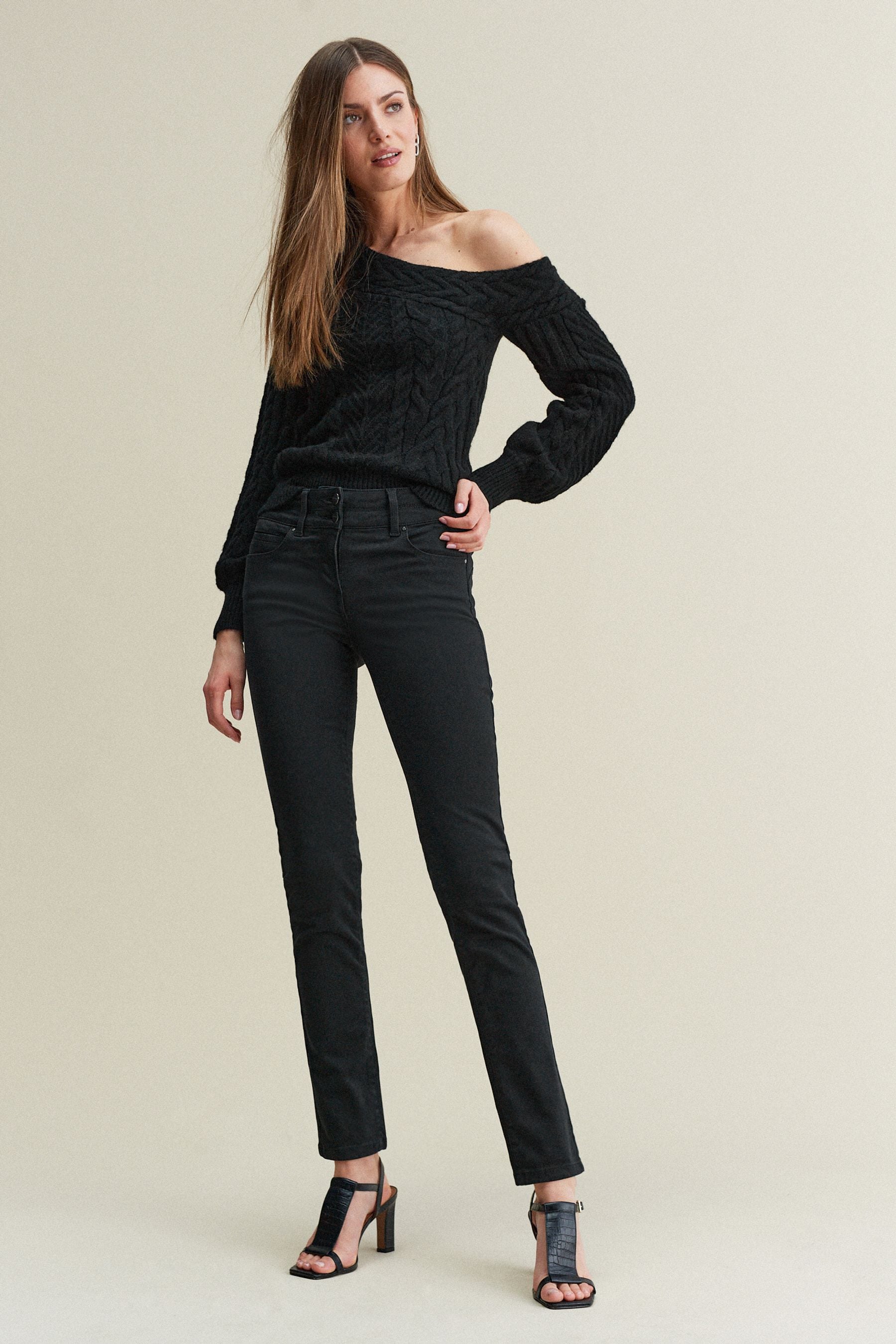 Buy Black Slim Lift And Shape Jeans from Next Pakistan