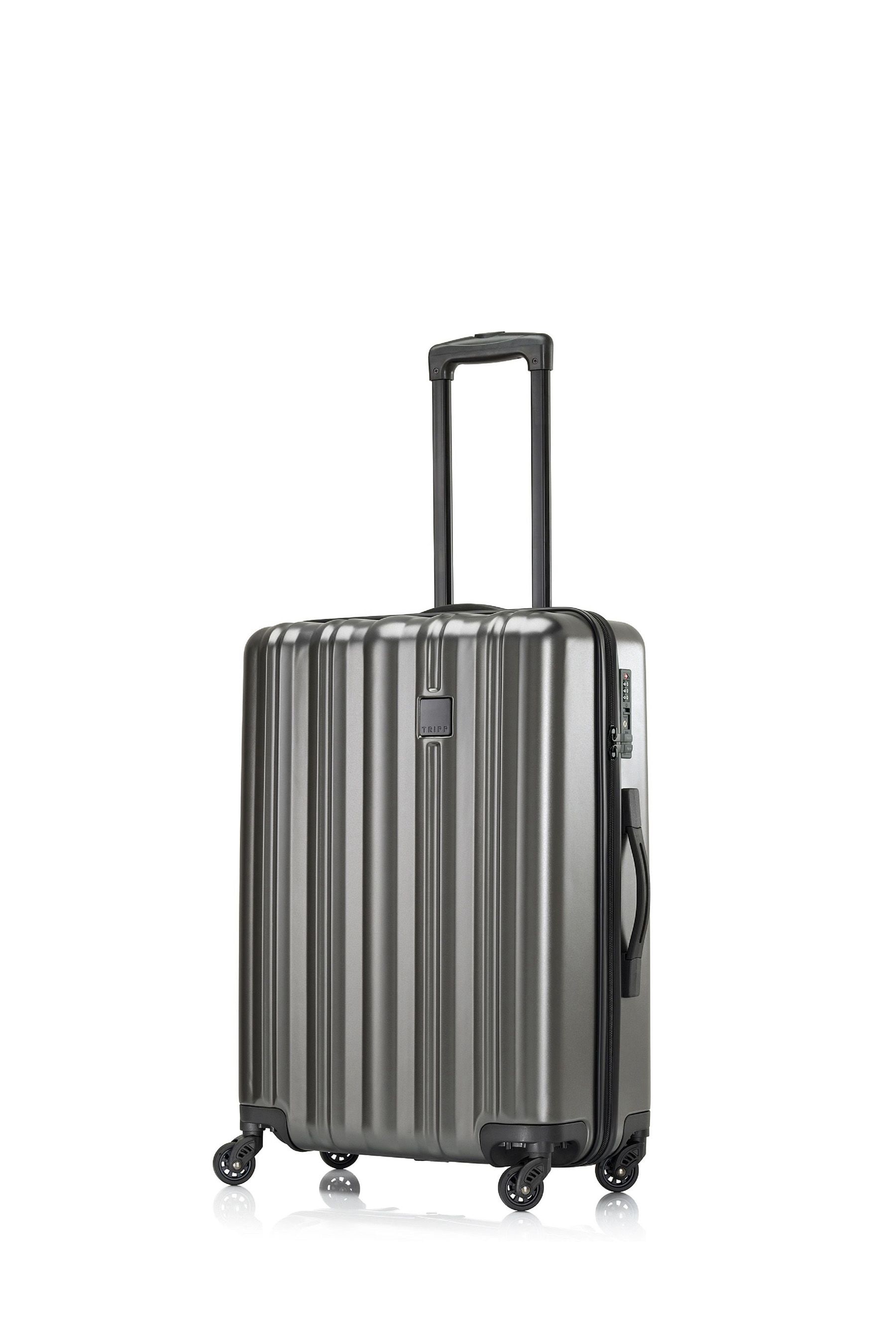Buy Tripp Silver Retro II Medium Suitcase from Next Iceland