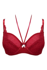 Pour Moi Red Lavish Underwired Bra - Image 3 of 4