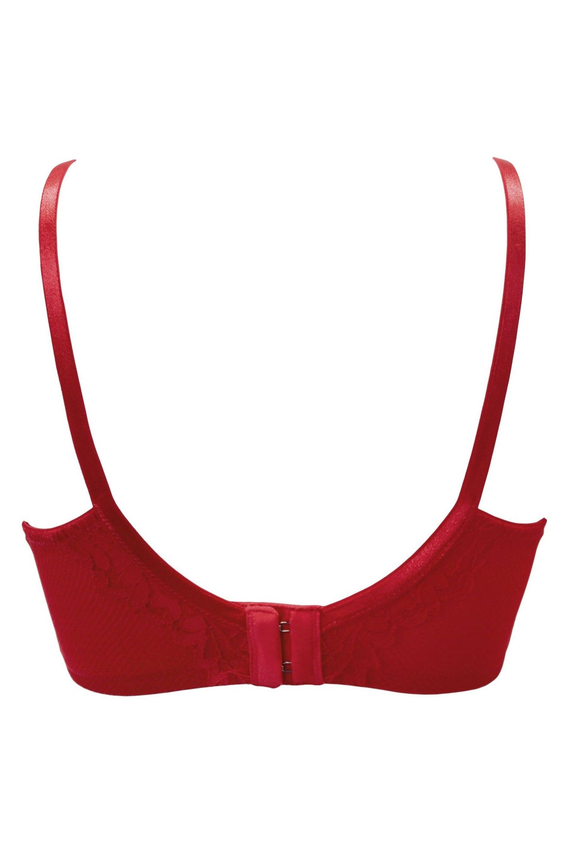 Pour Moi Red Lavish Underwired Bra - Image 4 of 4