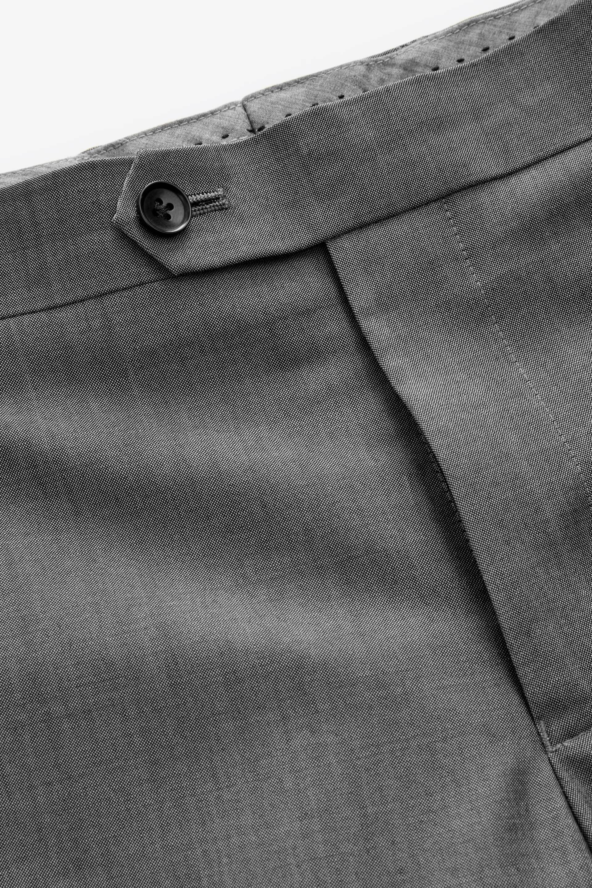 Neutral Slim Fit Signature Barberis Suit: Trousers - Image 6 of 8
