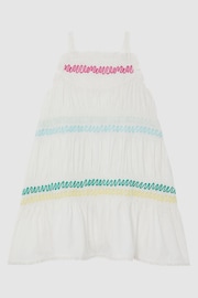 Reiss Multi Rae 4-9 yrs Strappy Resort Dress - Image 2 of 6