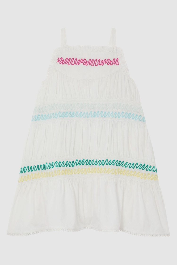 Reiss Multi Rae 4-9 yrs Strappy Resort Dress - Image 2 of 6