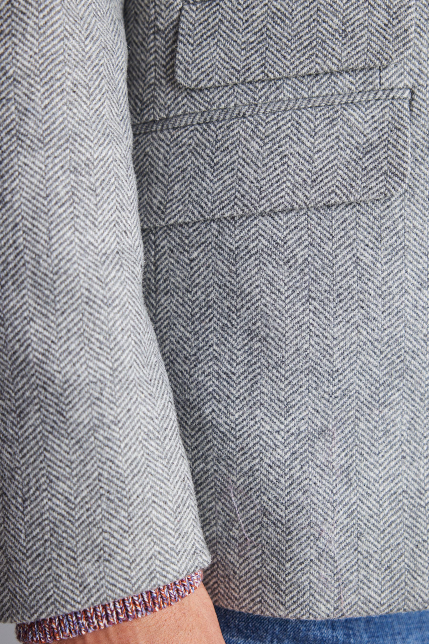 Light grey wool blazer sale
