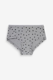 Grey Hearts Hipster Briefs 5 Pack (2-16yrs) - Image 4 of 8