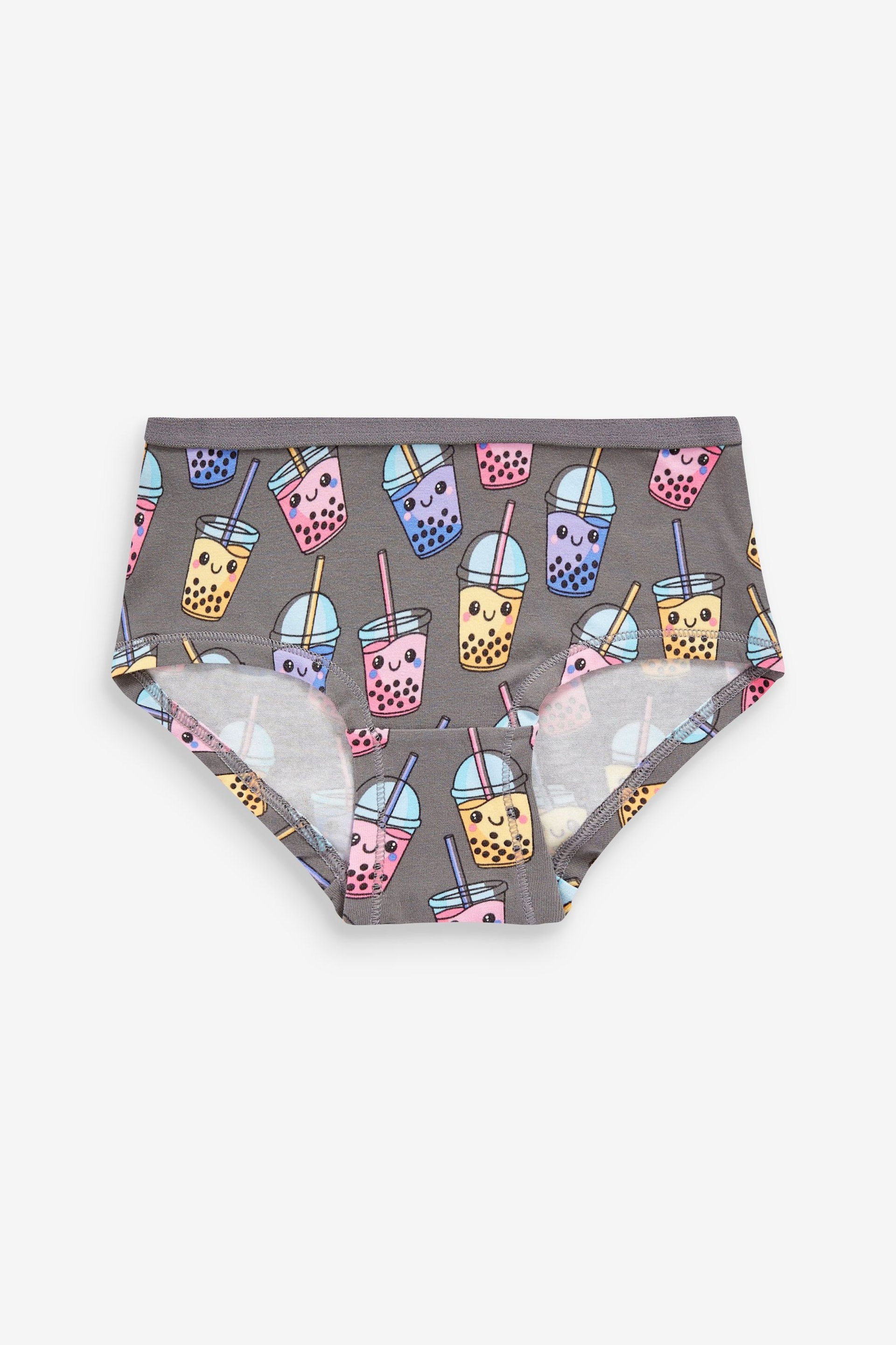 Pink/Grey Avocado Hipster Briefs 5 Pack (2-16yrs) - Image 4 of 8