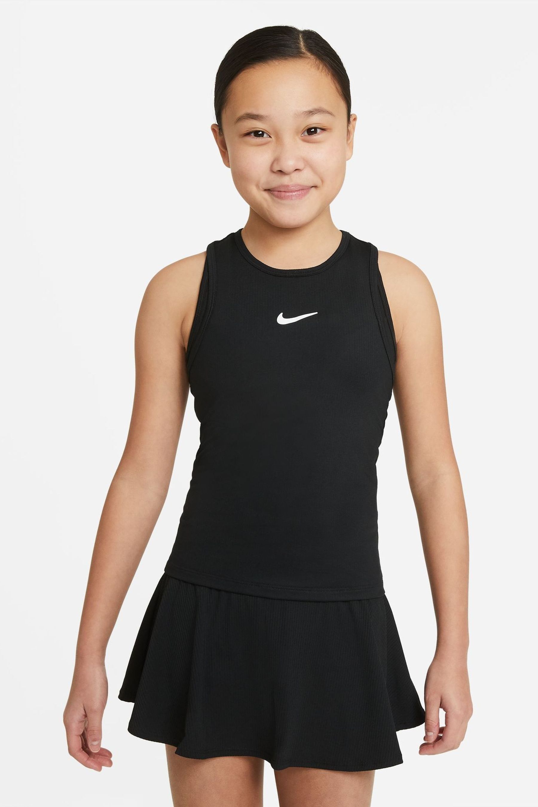 Buy Nike Black Court Dri FIT Victory Tennis Tank from the Next UK online shop