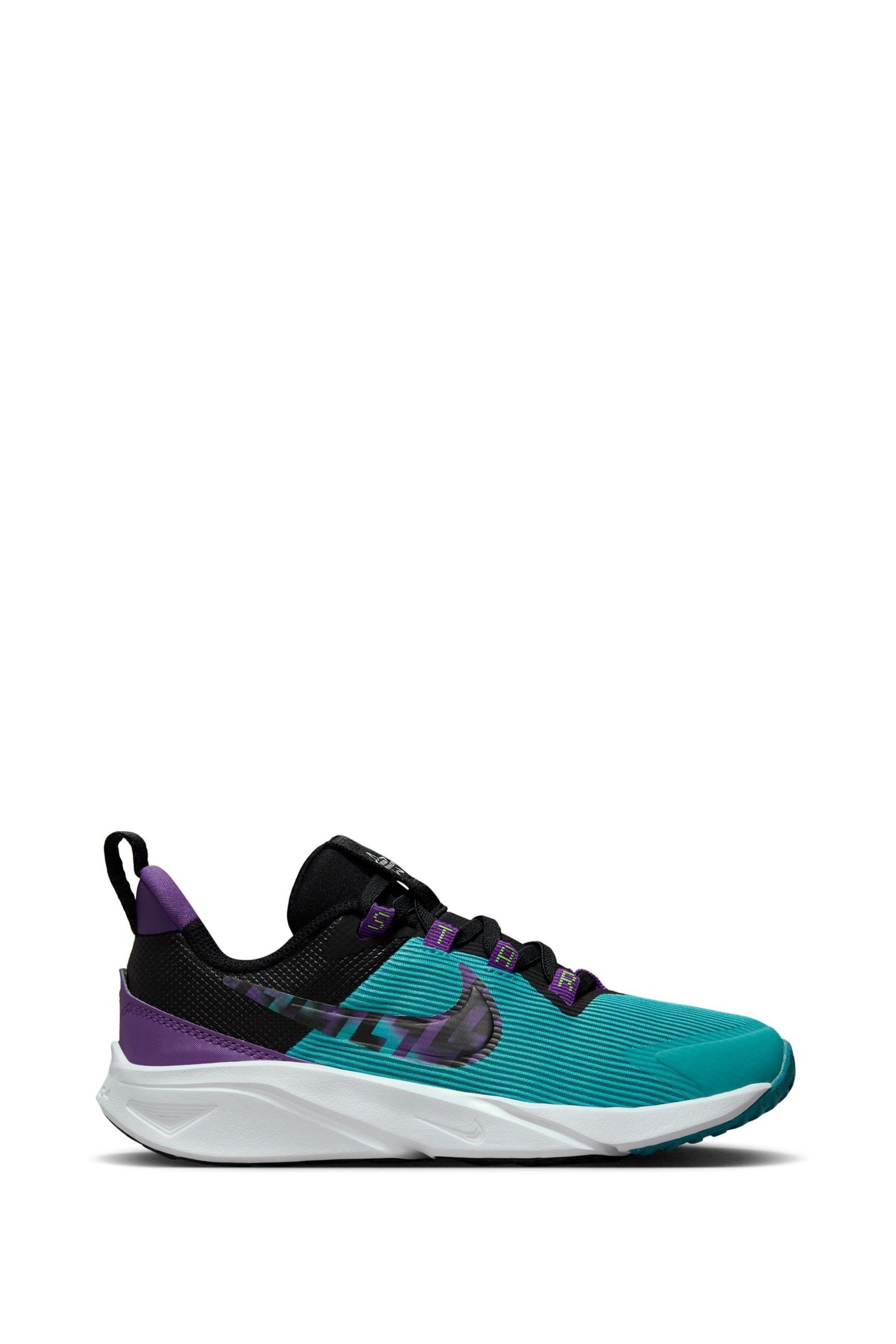Buy Nike Green Junior Star Runner 4 Trainers from Next Luxembourg