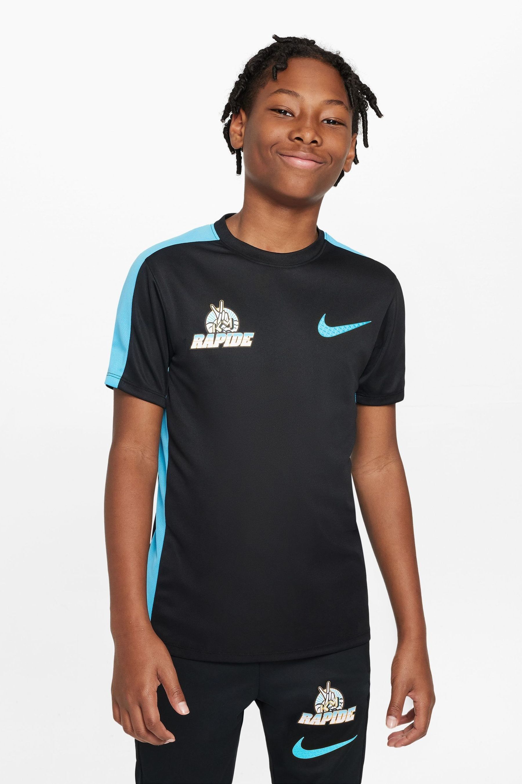 Buy Nike Black Kylian Mbappe Dri FIT Training T Shirt from Next Netherlands