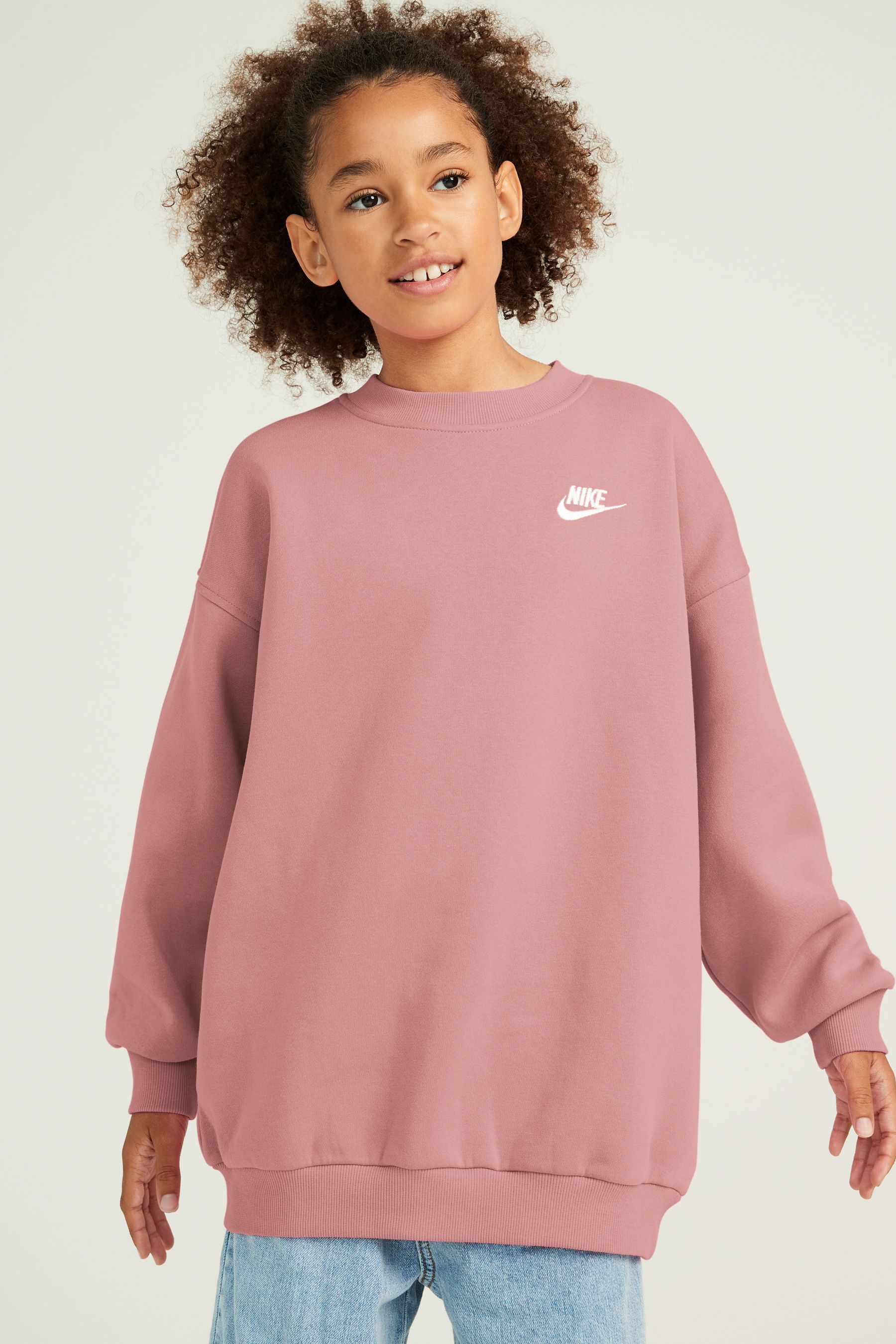 Nike dusty pink sweatshirt hotsell