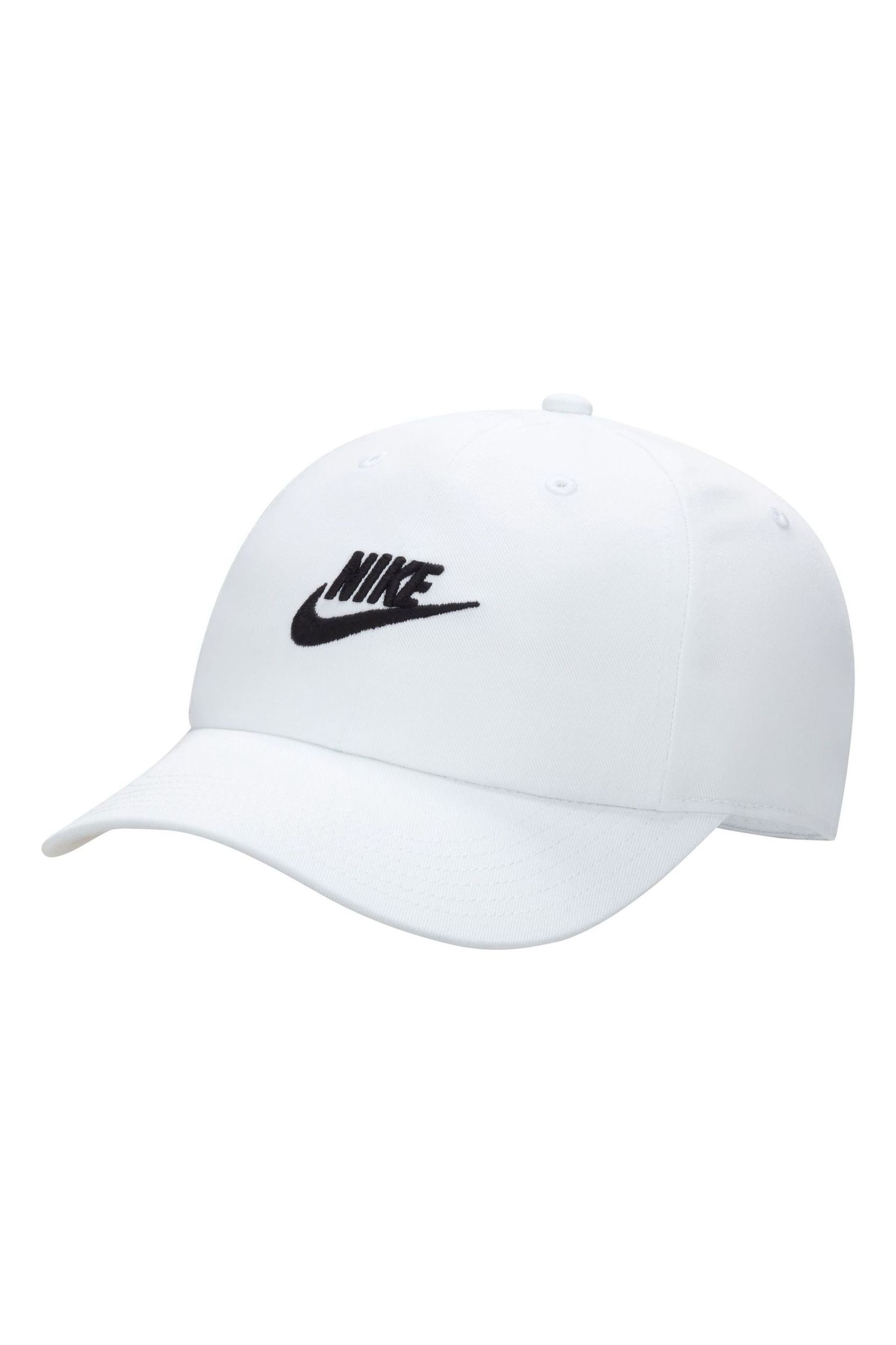 Buy Nike White Kids Club Unstructured Futura Wash 100 Cotton Cap from the Next UK online shop