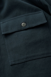 Navy Blue Twin Pocket Shacket - Image 11 of 13