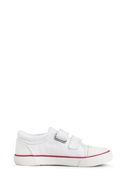 Start-Rite Sandcastle White Canvas Washable White Trainers - Image 1 of 6