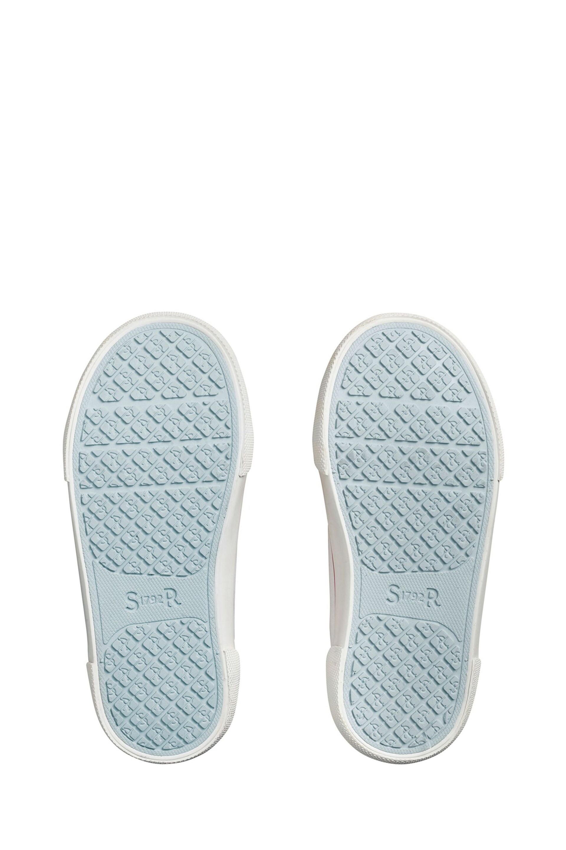 Start-Rite Sandcastle White Canvas Washable White Trainers - Image 6 of 6