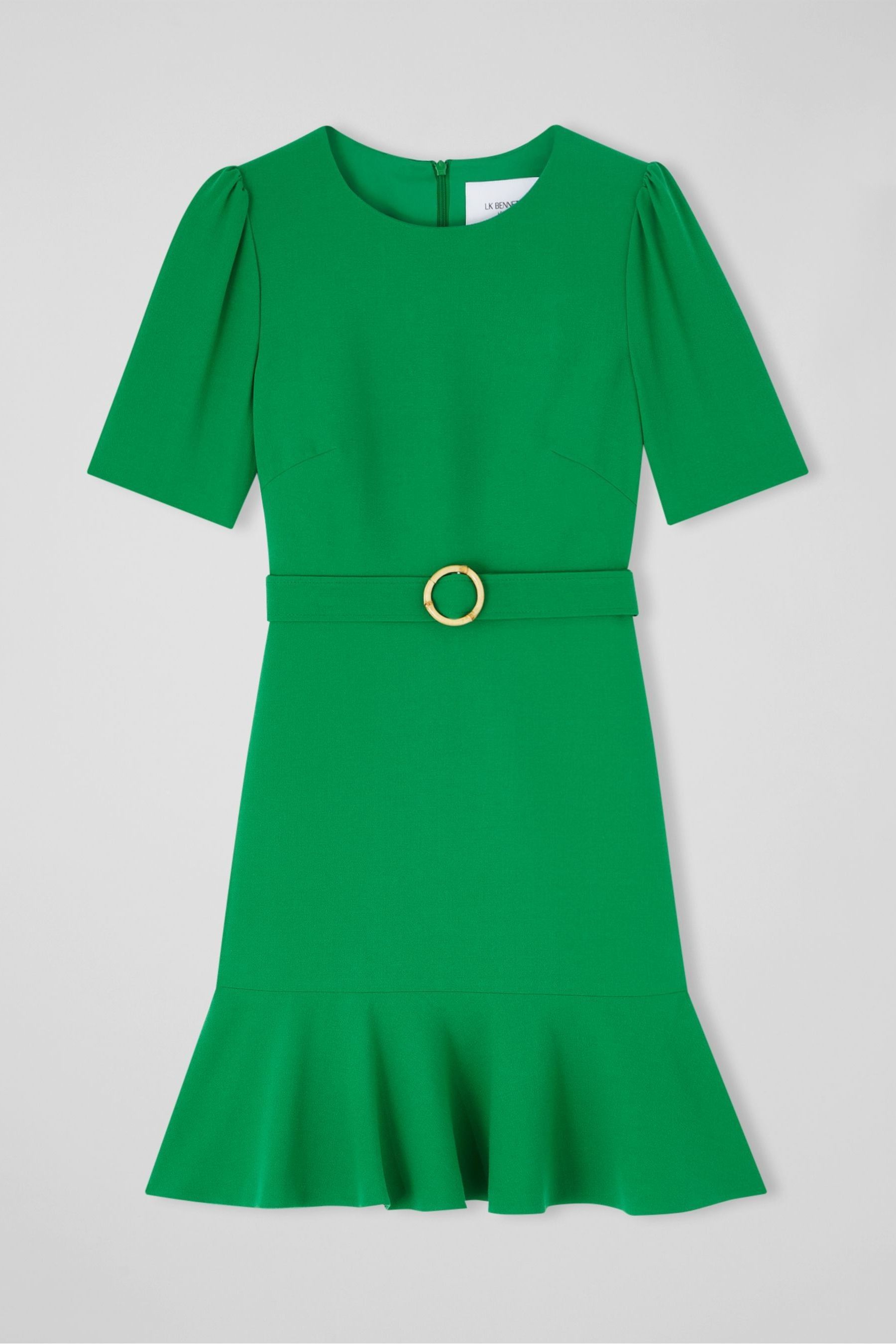 Buy LK Bennett Green Eliza Recycled Crepe Dress from Next Luxembourg