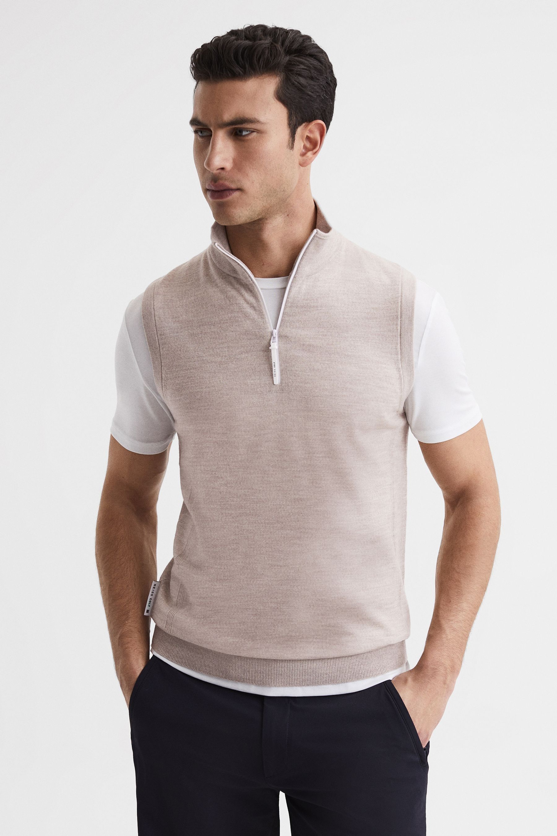 Sleeveless golf jumper new arrivals
