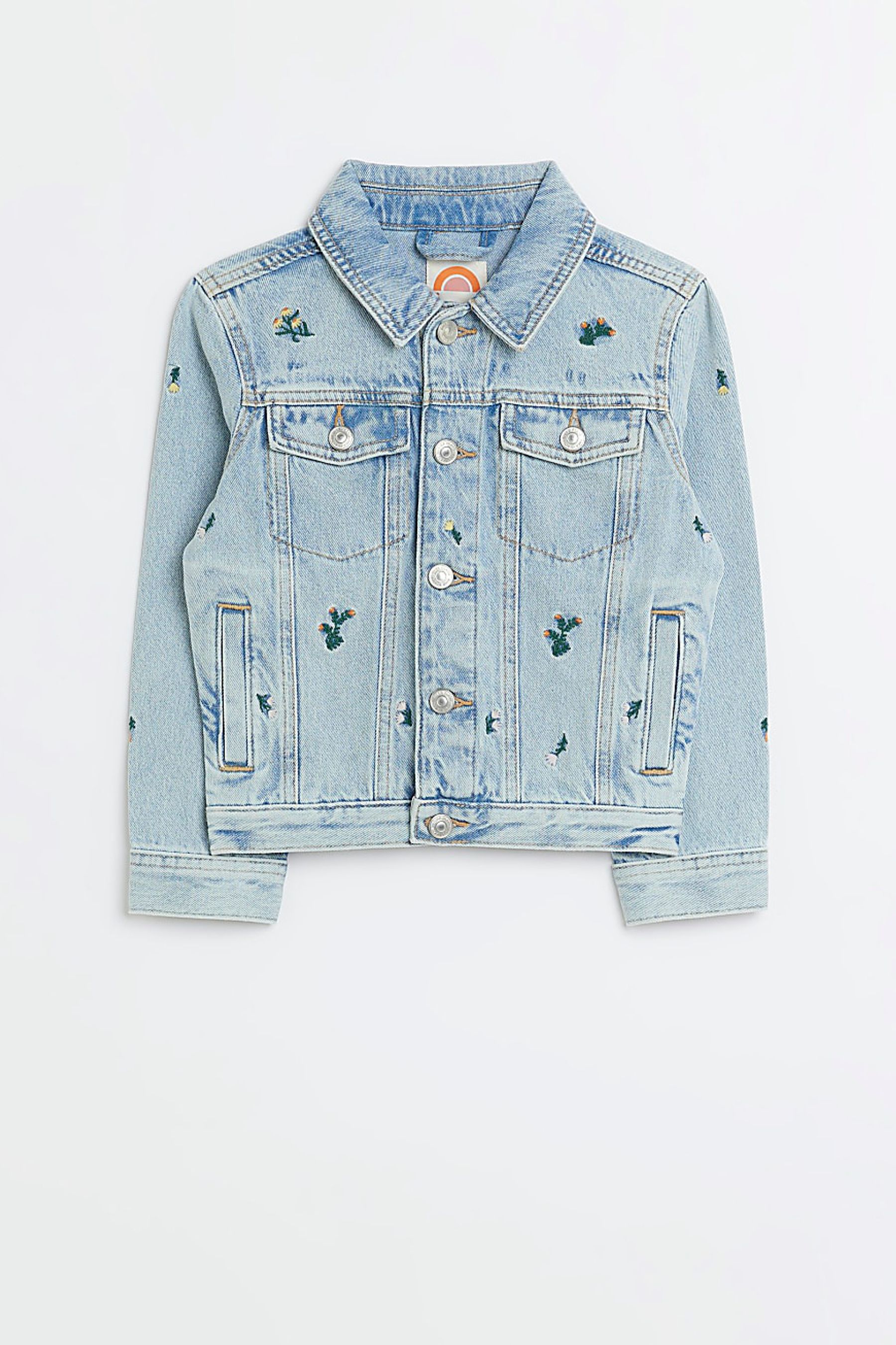 Girls denim jacket river island new arrivals