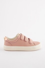 Rose Pink Standard Fit (F) Touch Fastening Trainers - Image 2 of 5