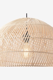 MADE.COM Natural Rattan Java Round Lamp Shade - Image 3 of 7