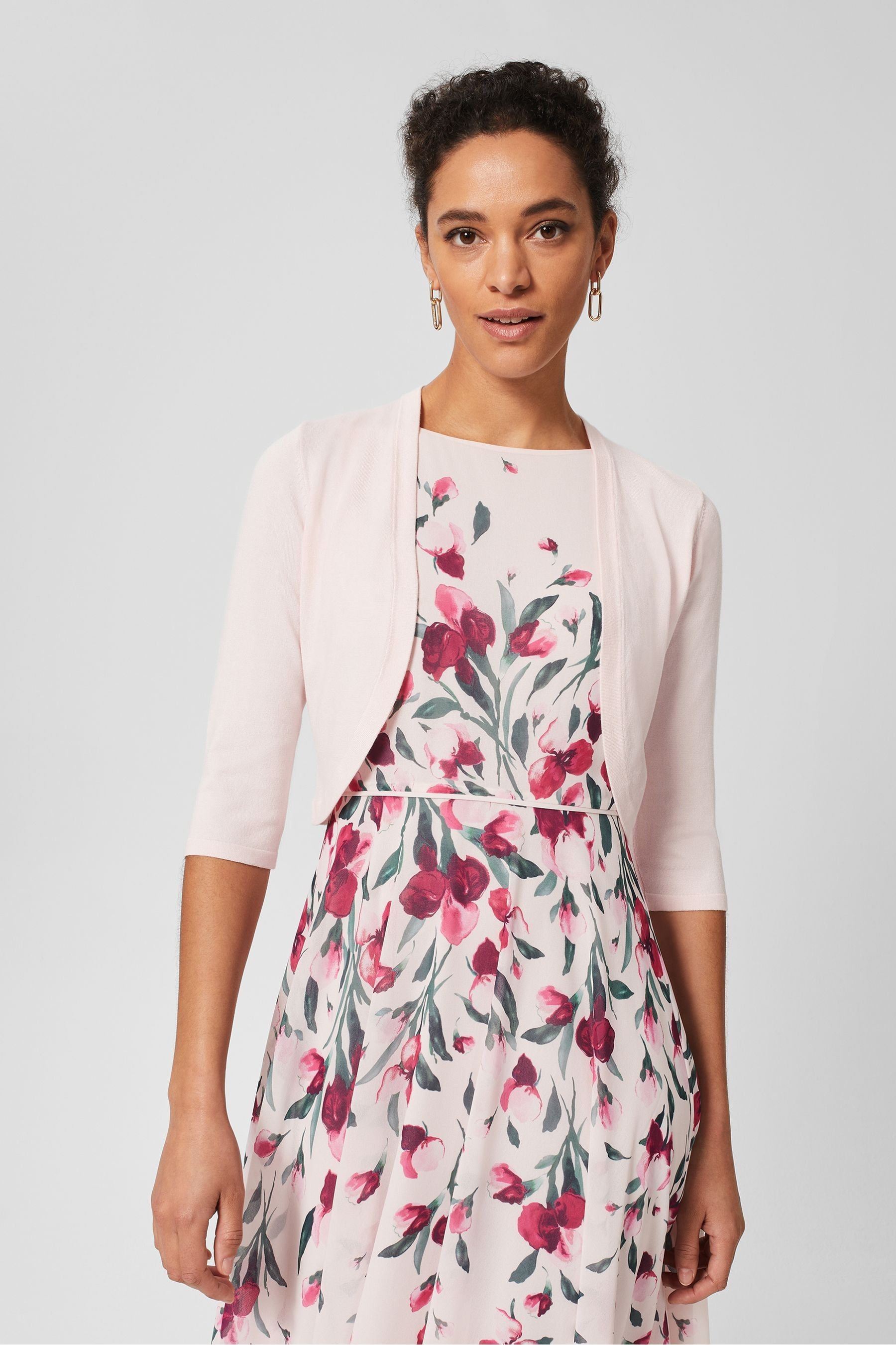 Buy Hobbs Pink Carrie Bolero from the Next UK online shop