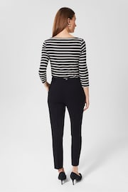 Hobbs Navy Blue Petite Mia Trousers - Image 2 of 4