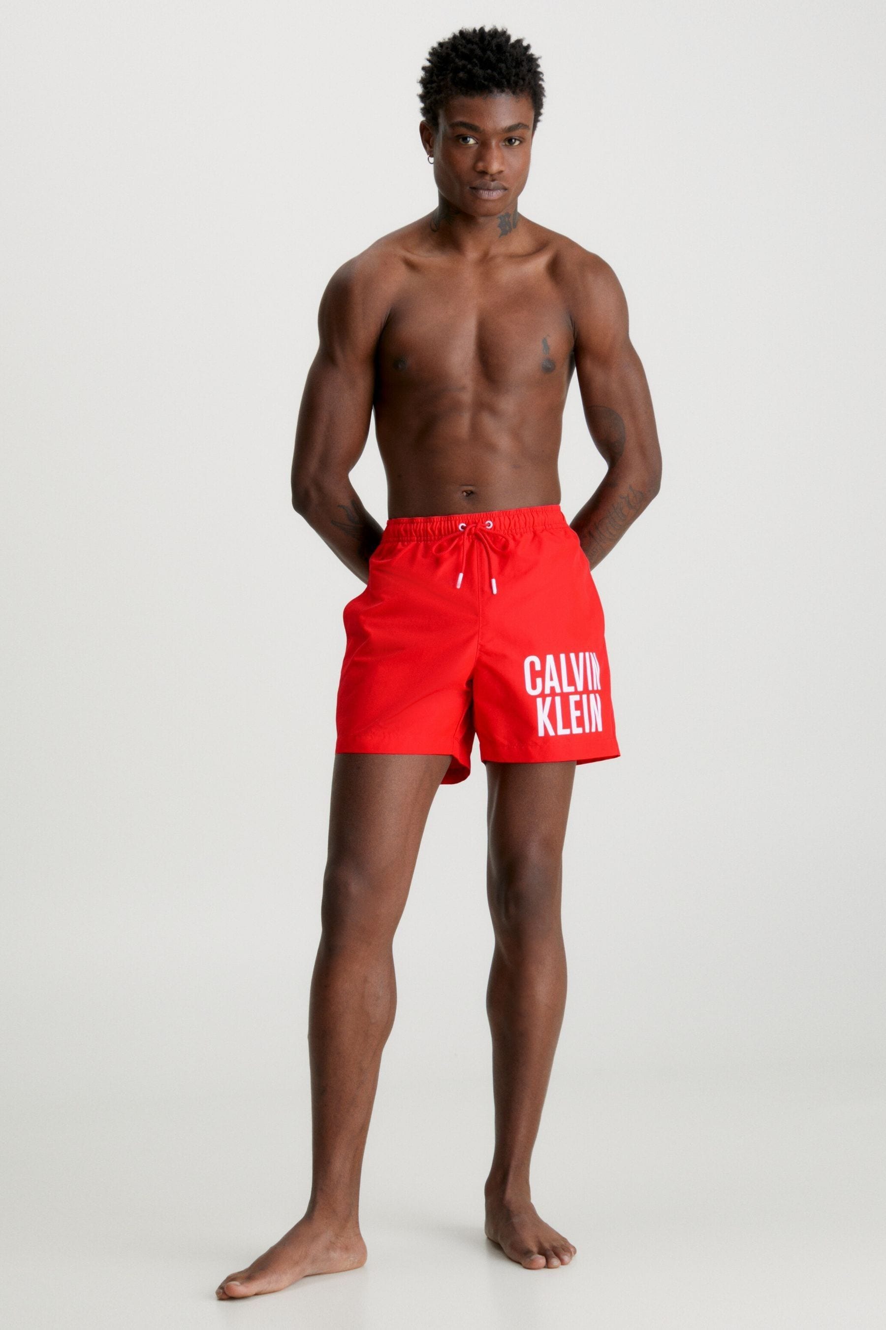 Medium drawstring swim shorts sales
