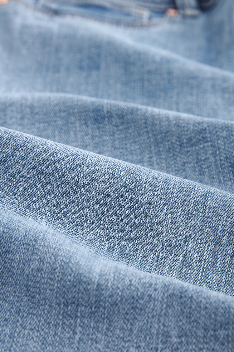 Mid Blue Power Stretch Slim Denim Jeans - Image 6 of 6