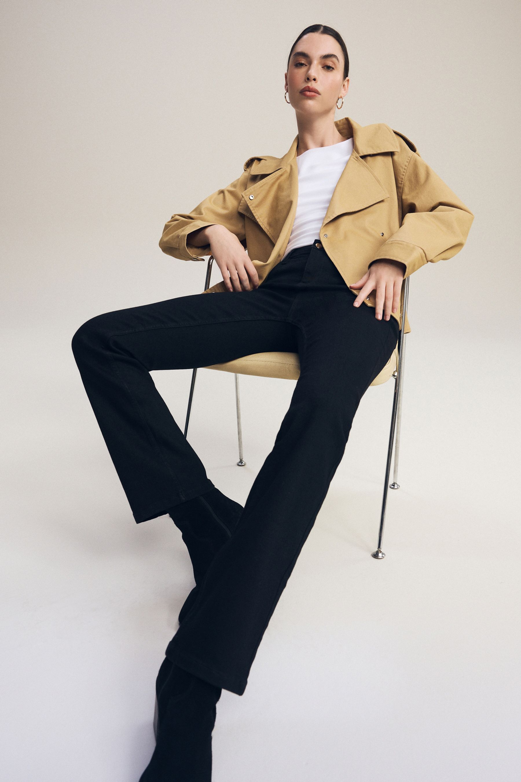 Buy Black Supersoft Bootcut Jeans from the Next UK online shop