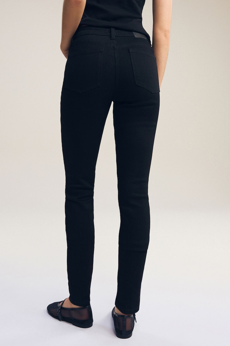 Black Super Soft Skinny Jeans - Image 3 of 7