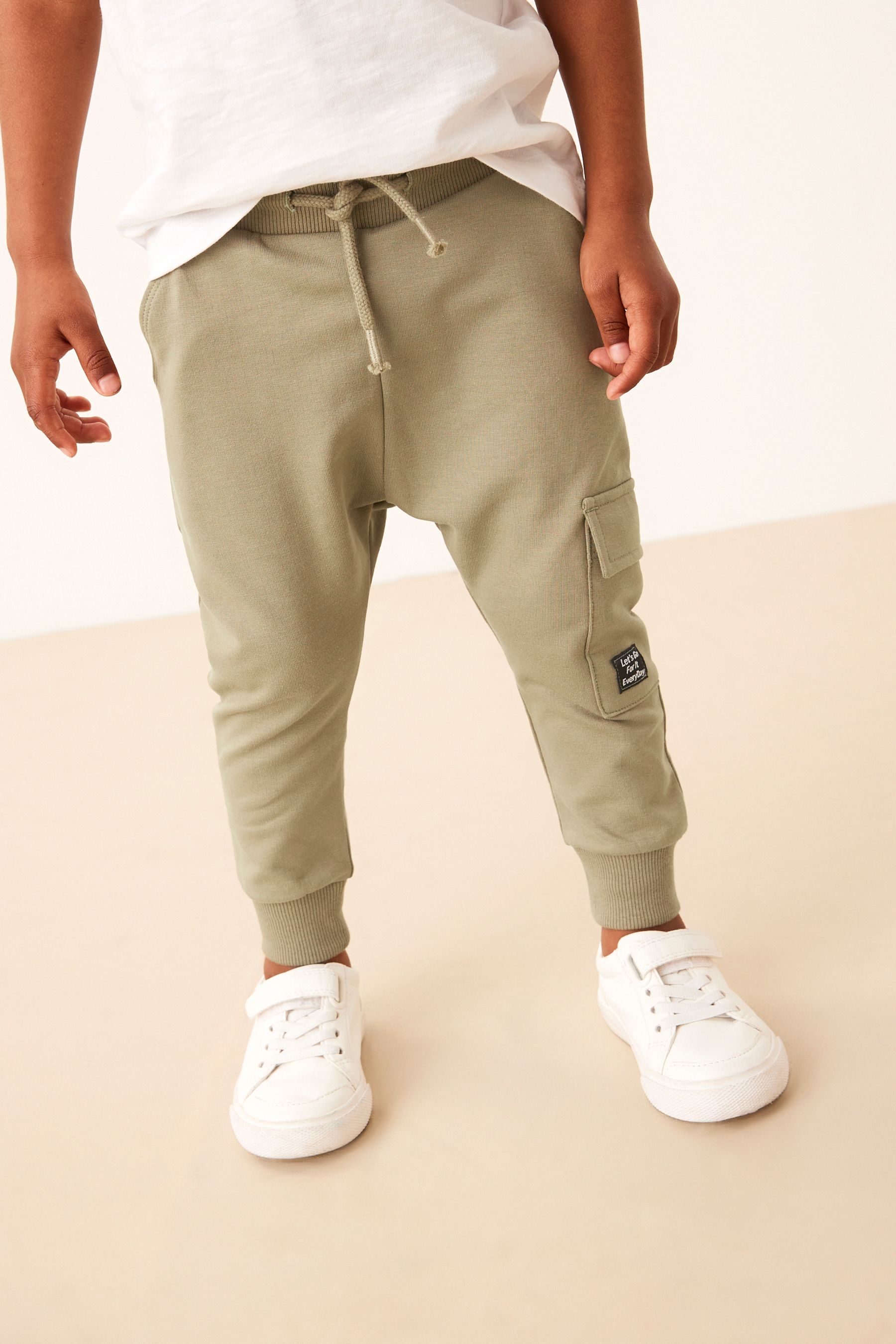 Khaki Green Super Skinny Utility Joggers 3mths 7yrs