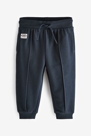 Navy Blue Pin Tuck Joggers (3mths-7yrs) - Image 1 of 3