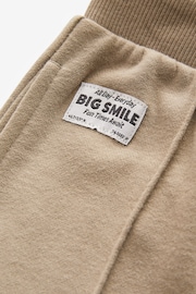 Mink Brown Pin Tuck Joggers (3mths-7yrs) - Image 3 of 3