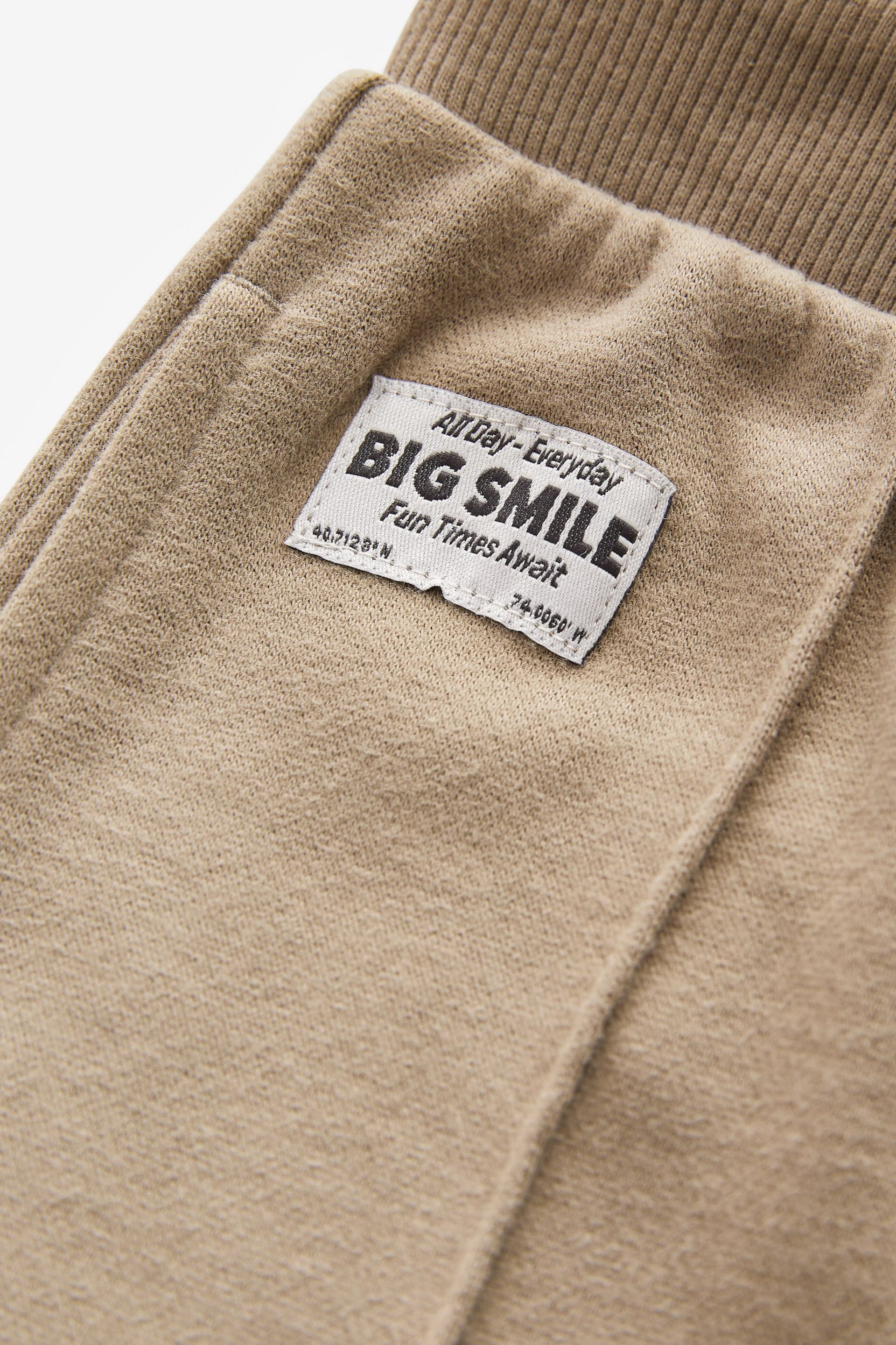 Mink Brown Pin Tuck Joggers (3mths-7yrs) - Image 3 of 3